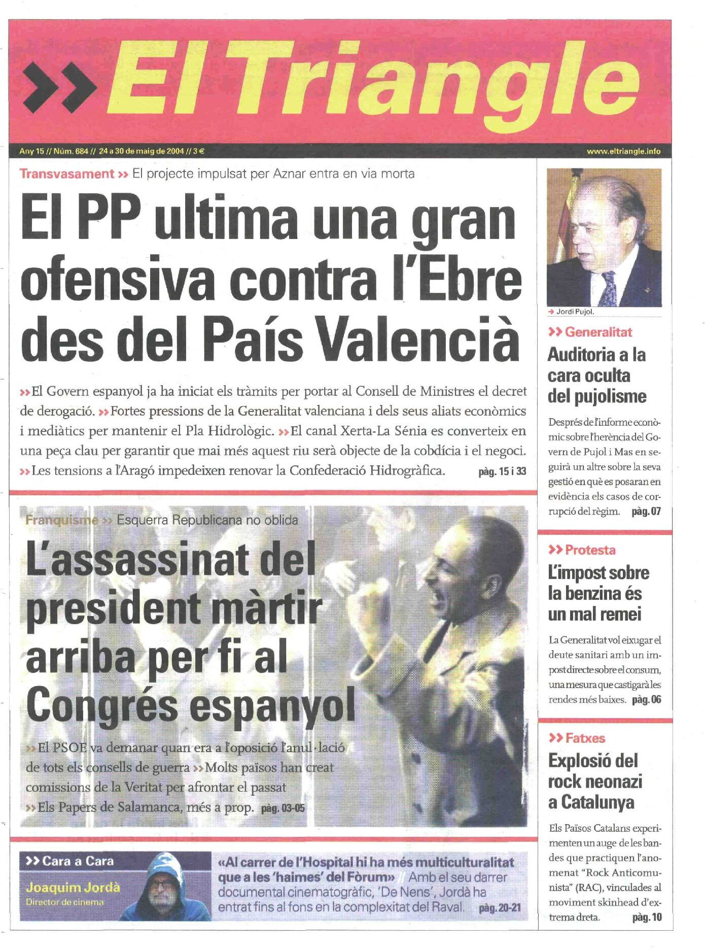 El PP ultima una gran ofensiva contra l'Ebre des del País Valencià
