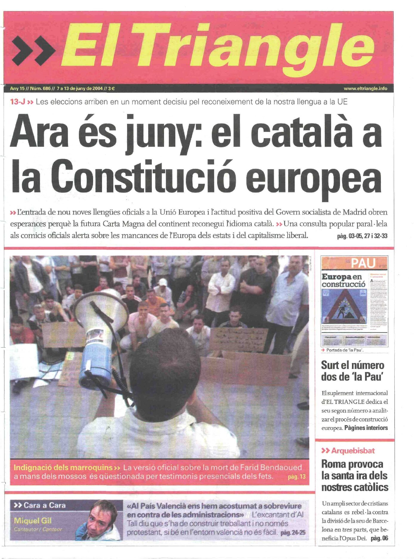 Ara és juny: el català a la Constitució europea