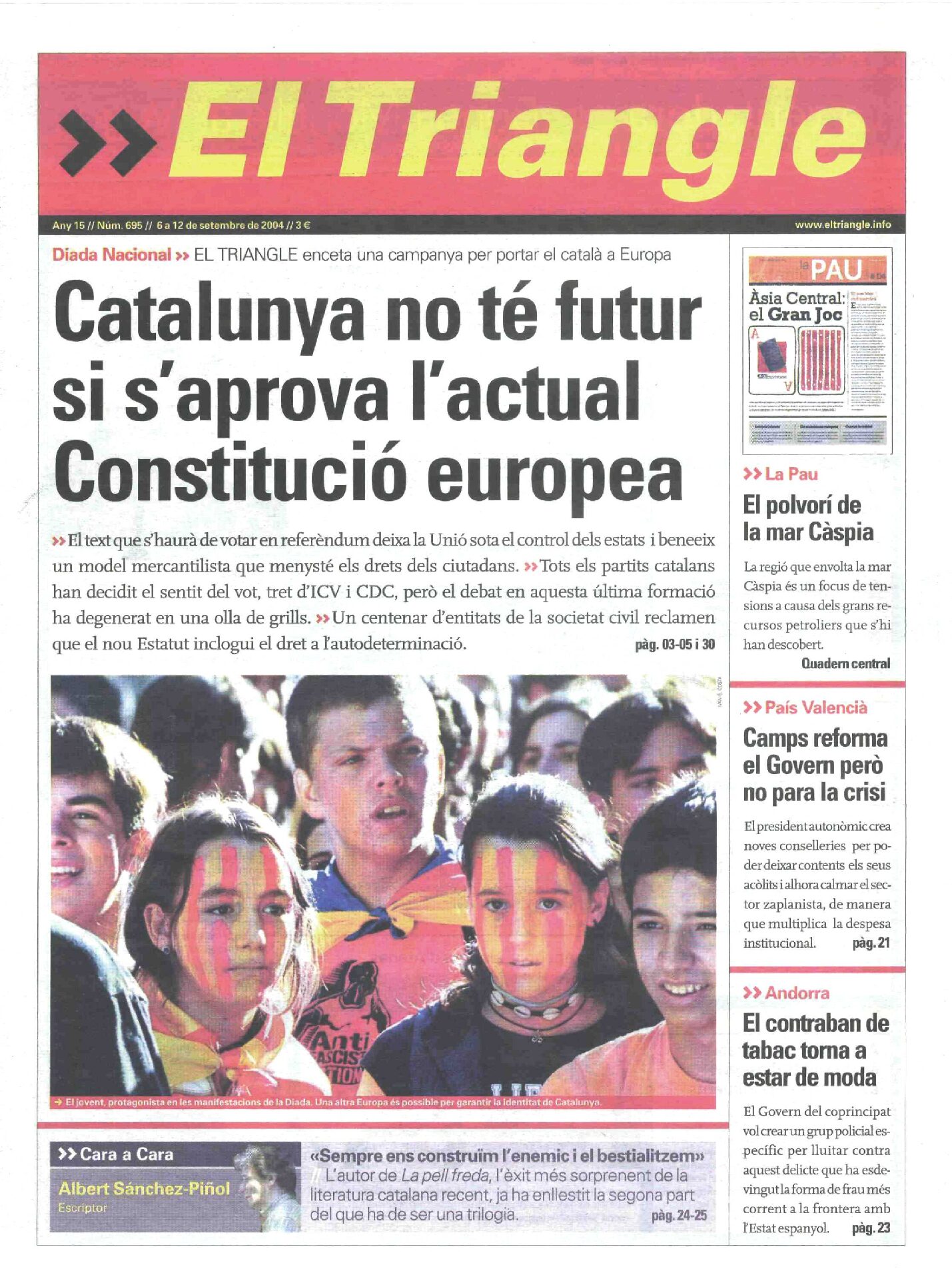 Catalunya no té futur si s'aprova l'actual Constitució europea