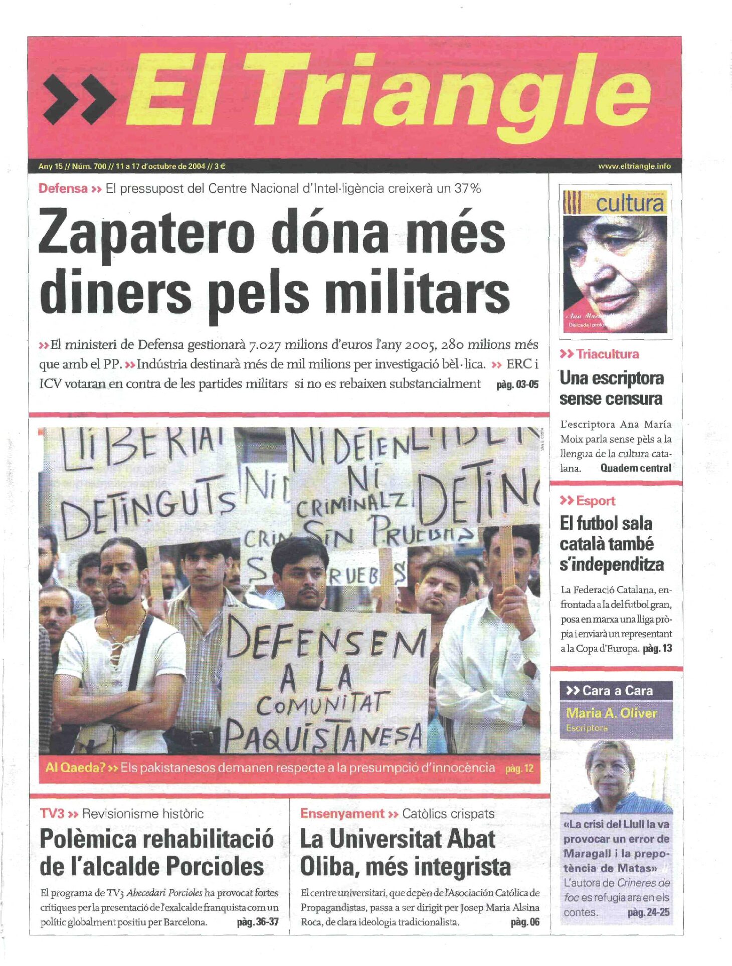Zapatero dóna més diners pels militars