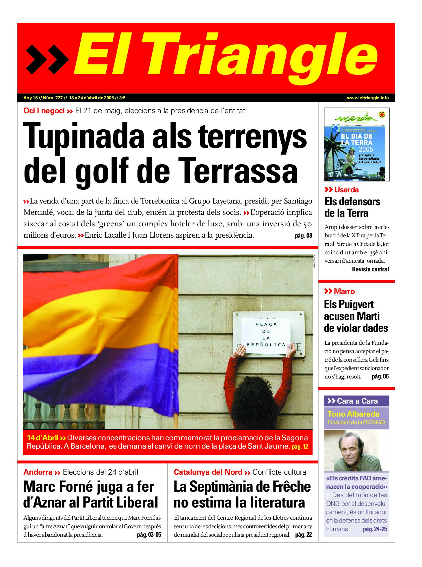 Pintada als terrenys del golf de Terrassa
