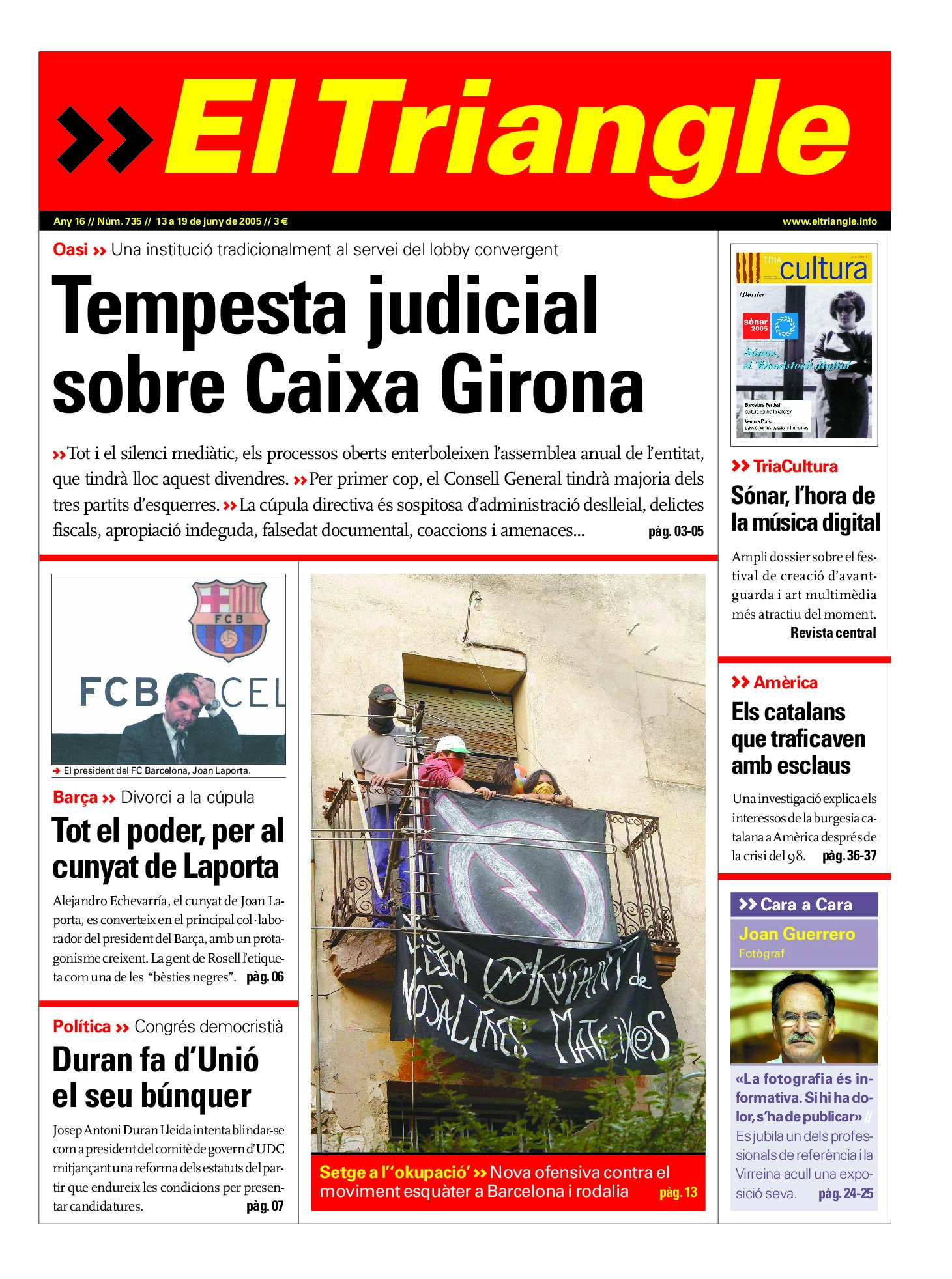 Tempesta judicial sobre Caixa Girona