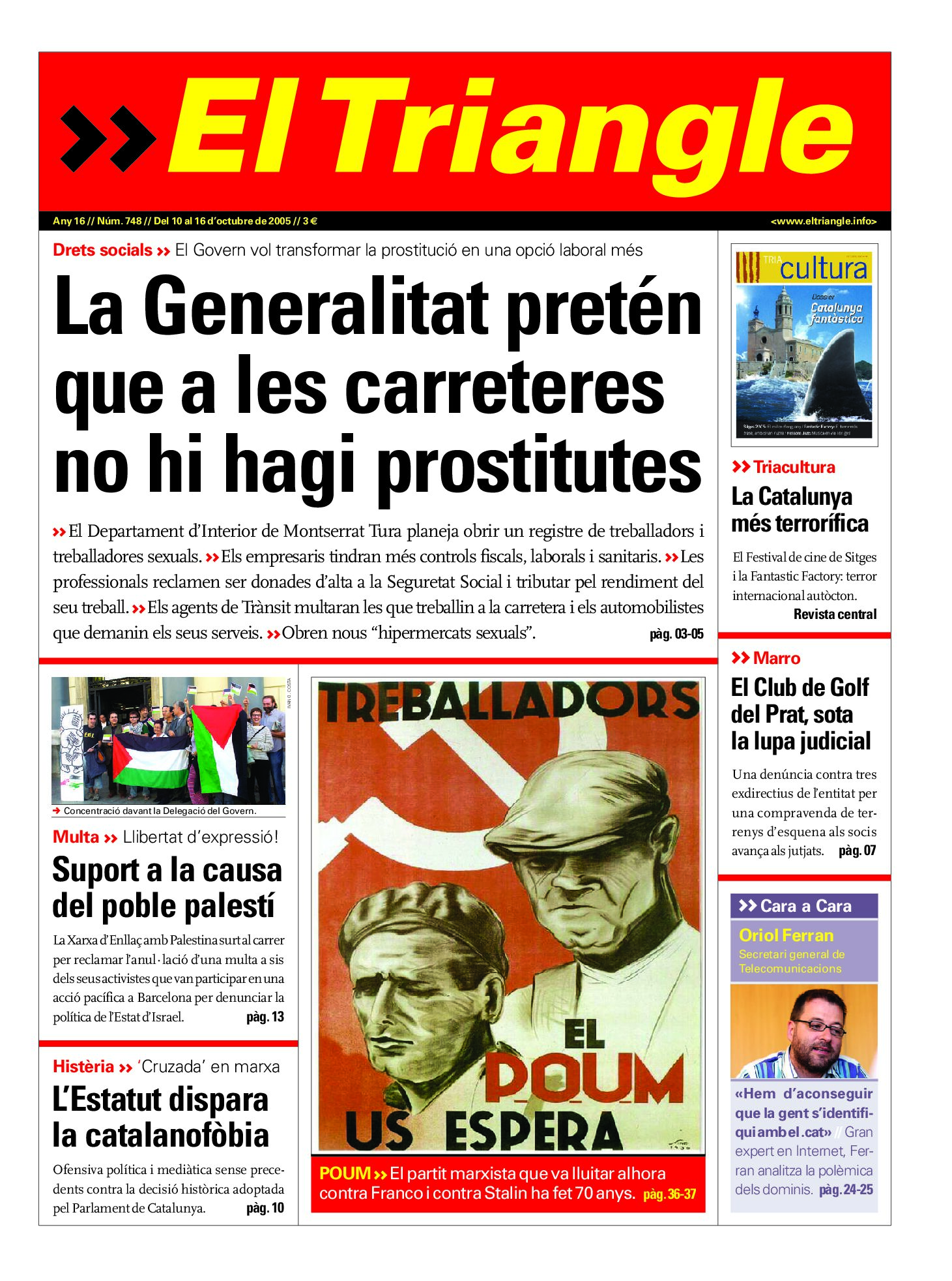 La Generalitat pretén que a les carrreteres no hi hagi prostitutes