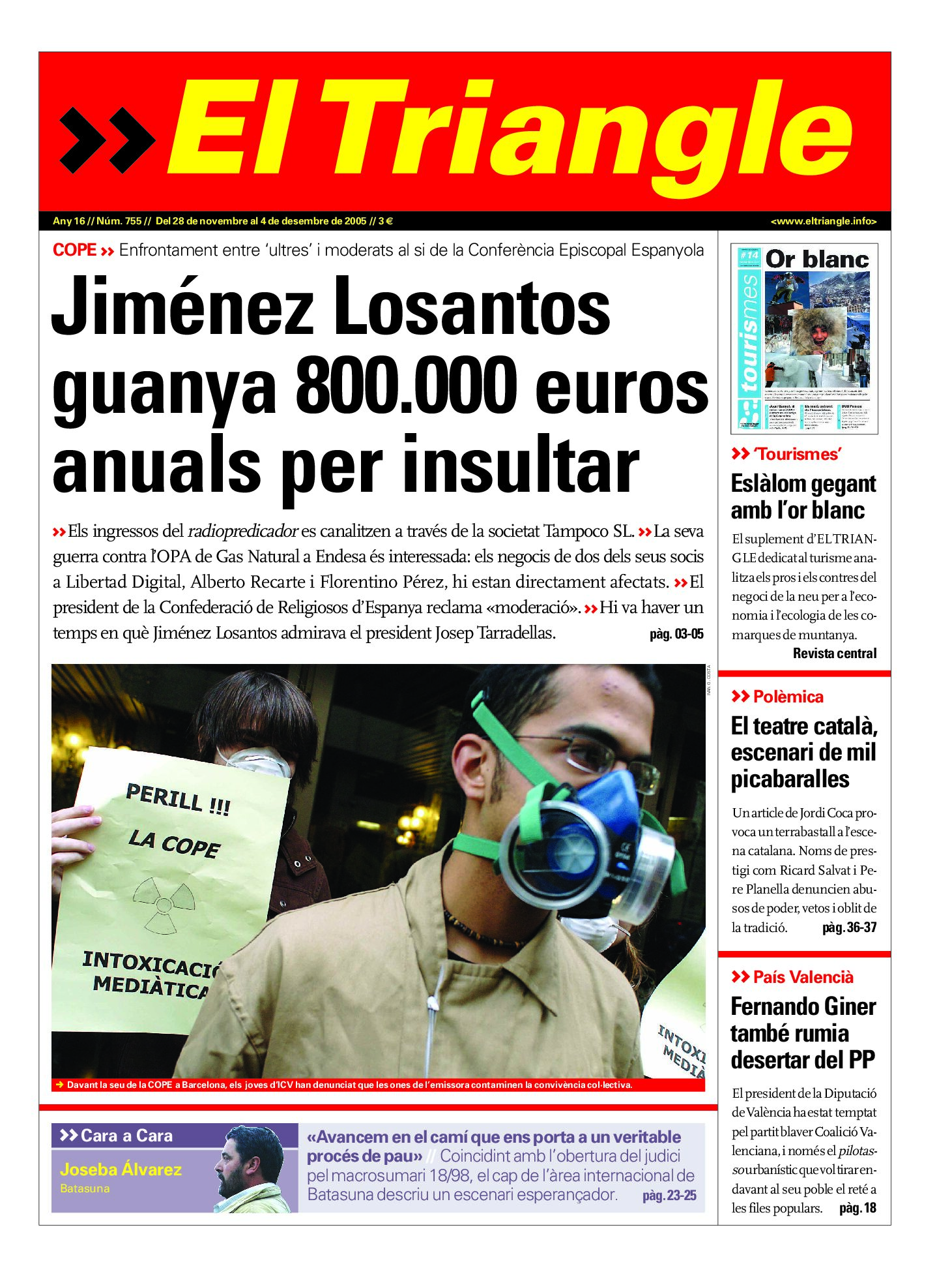 Jiménez Losantos guanya 800.000 euros anuals per insultar