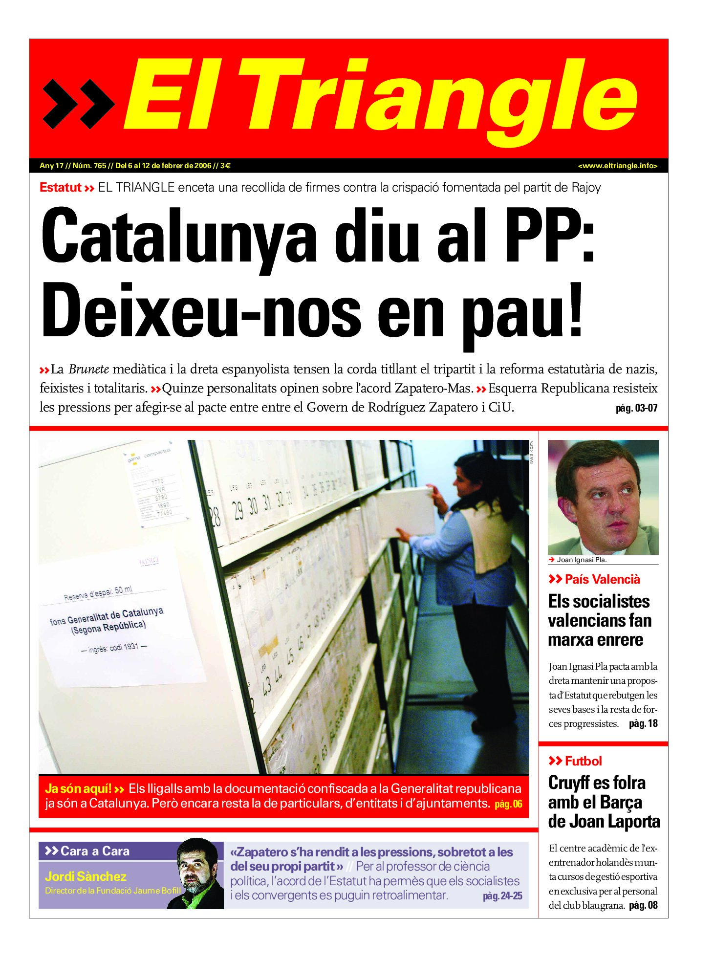 Catalunya diu al PP: Deixeu-nos en pau!