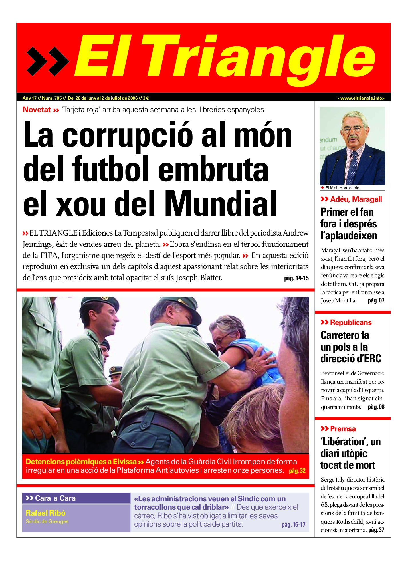 La corrupció al món del futbol embruta el xou del Mundial