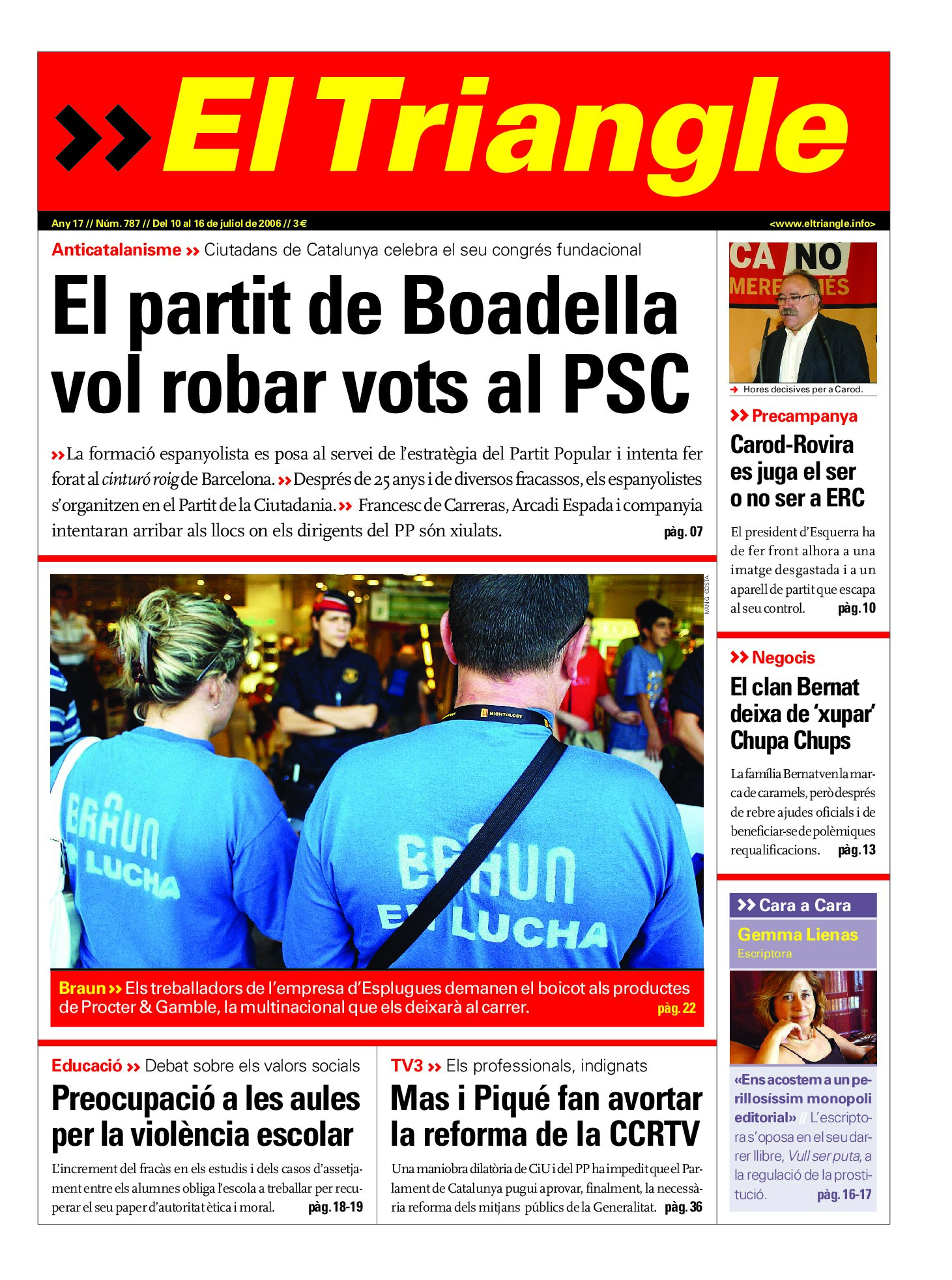 El partit de Boadella vol robar vots al PSC