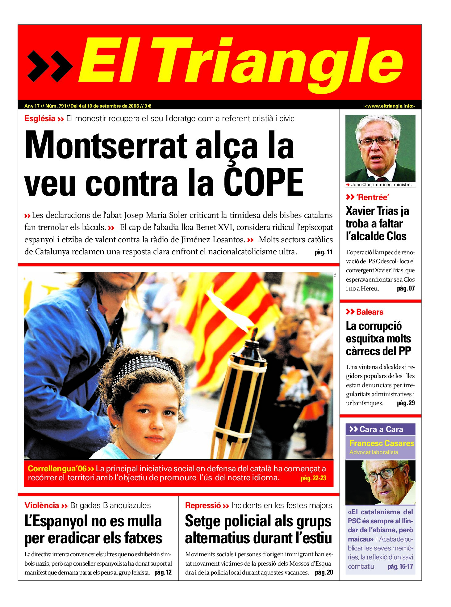 Montserrat alça la veu contra la COPE