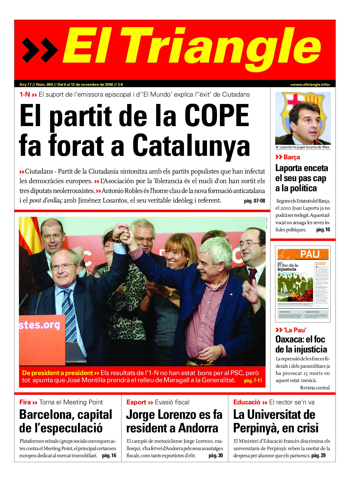 El partit de la COPE fa forat a Catalunya