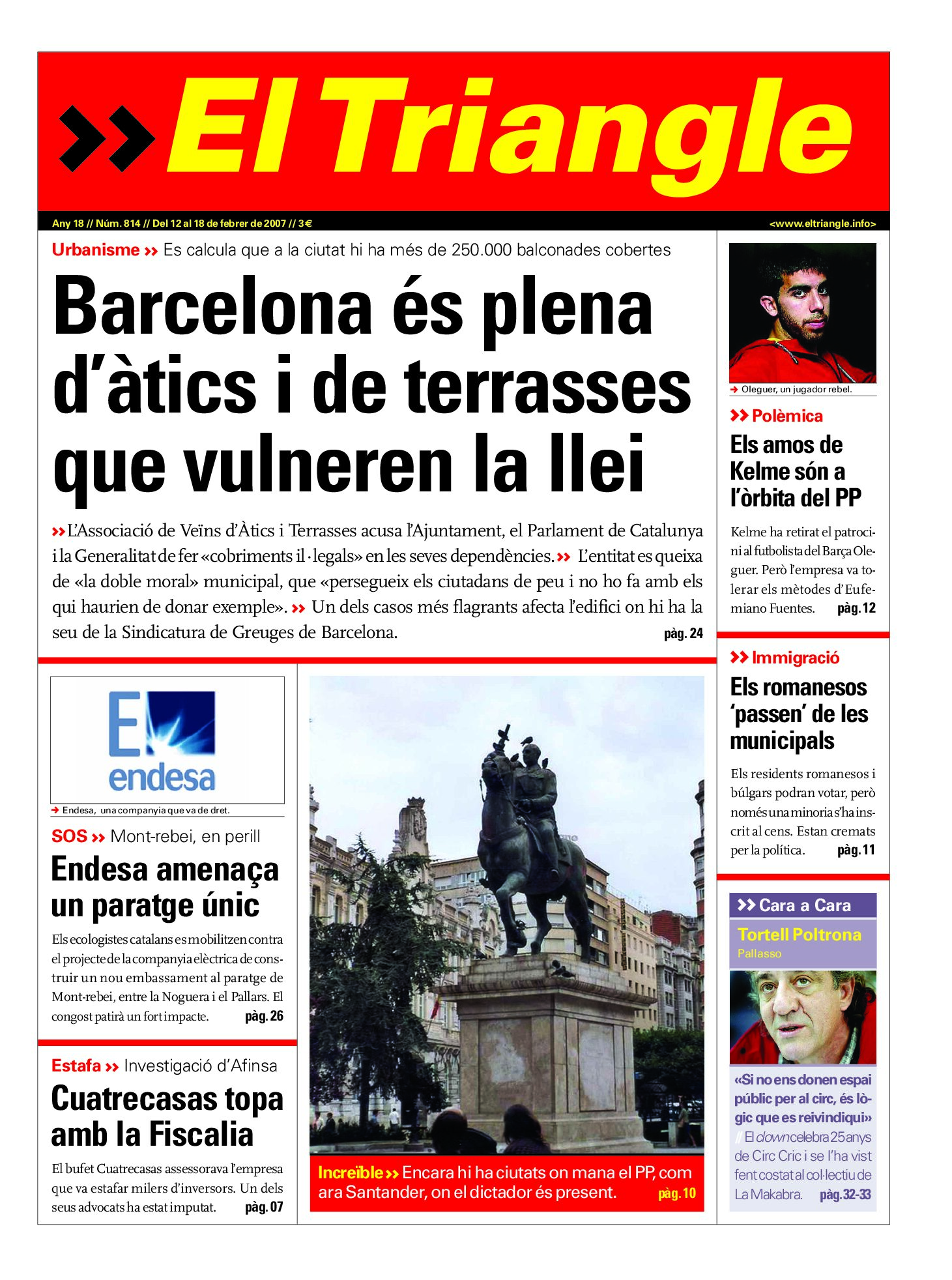 Barcelona és plena d'àtics i de terrasses que vulneren la llei