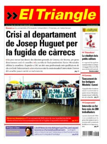 Crisi al departament de Josep Huguet per la fugida de càrrecs