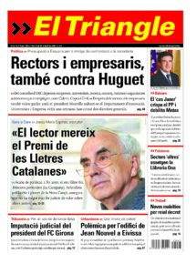 Rectors i empresaris, també contra Huguet