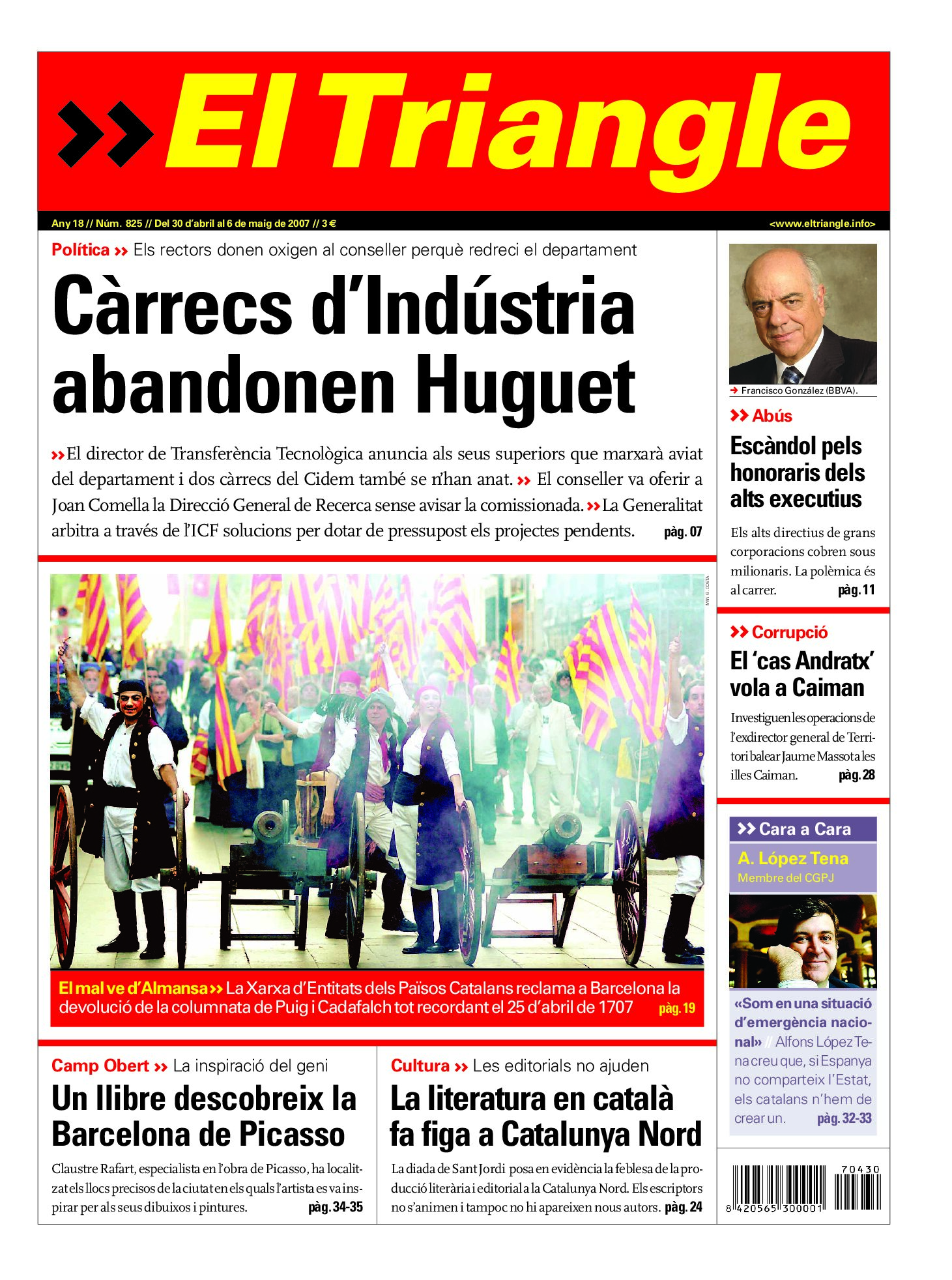 Càrrecs d'Indústria abandonen Huguet