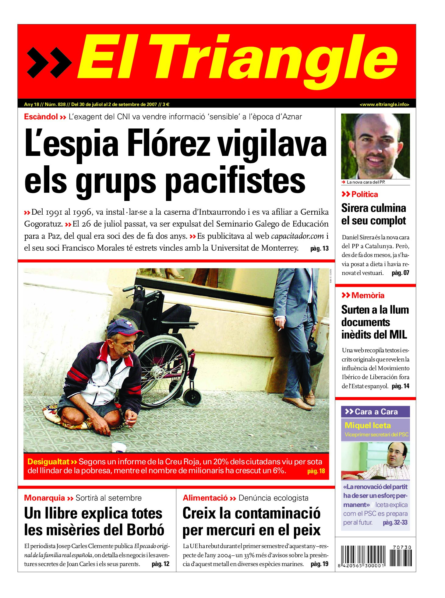 L'espia Flórez vigilava els grups pacifistes