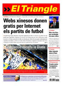 Webs xinesos donen gratis per Internet els partits de futbol