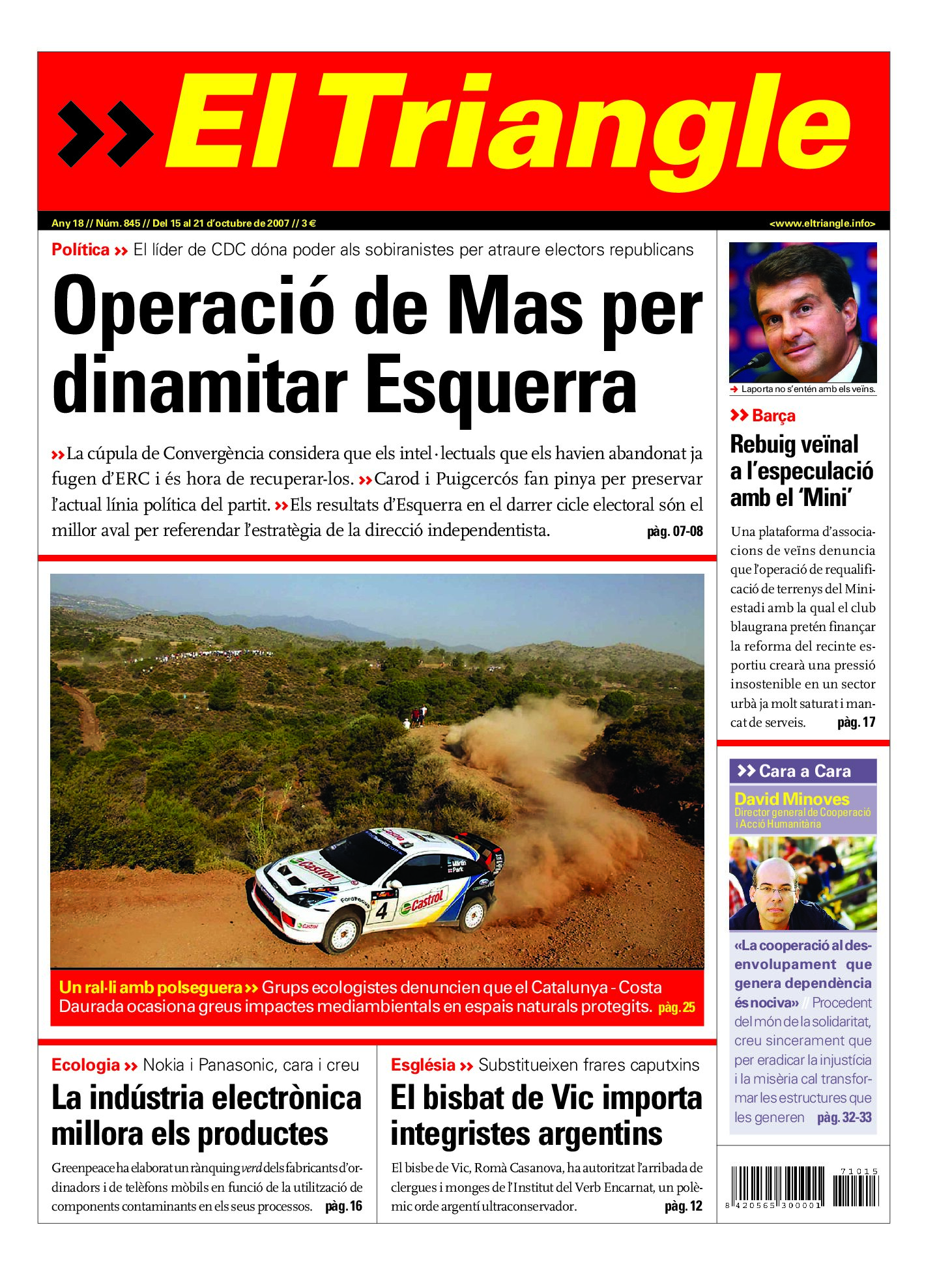 Operació de Mas per dinamitar Esquerra