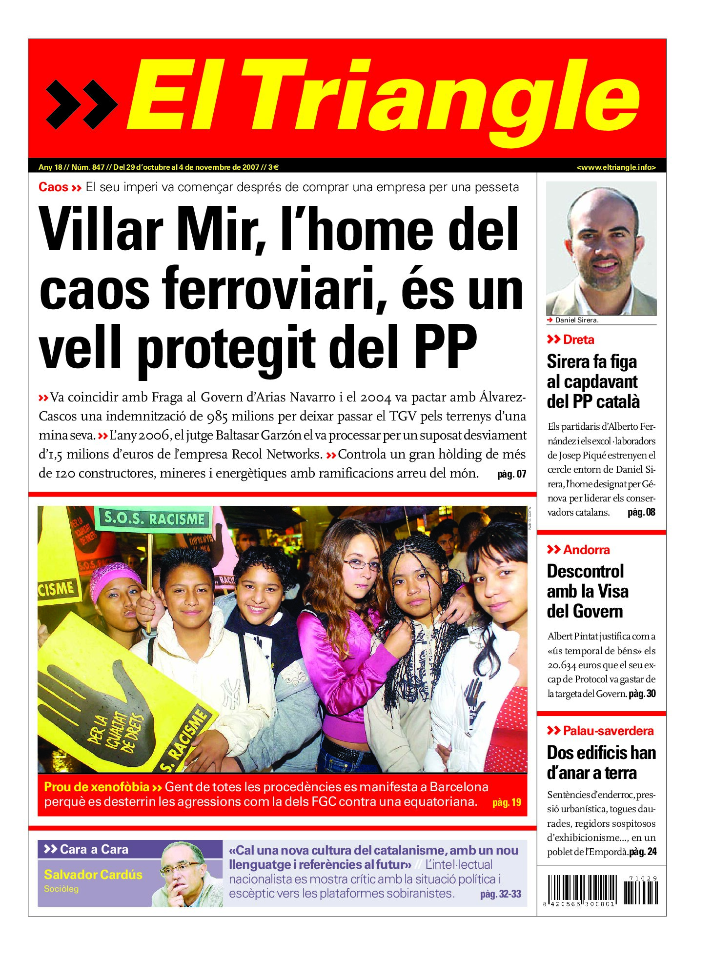 Villar Mir, l'home del caos ferroviari, és un vell protegit del PP