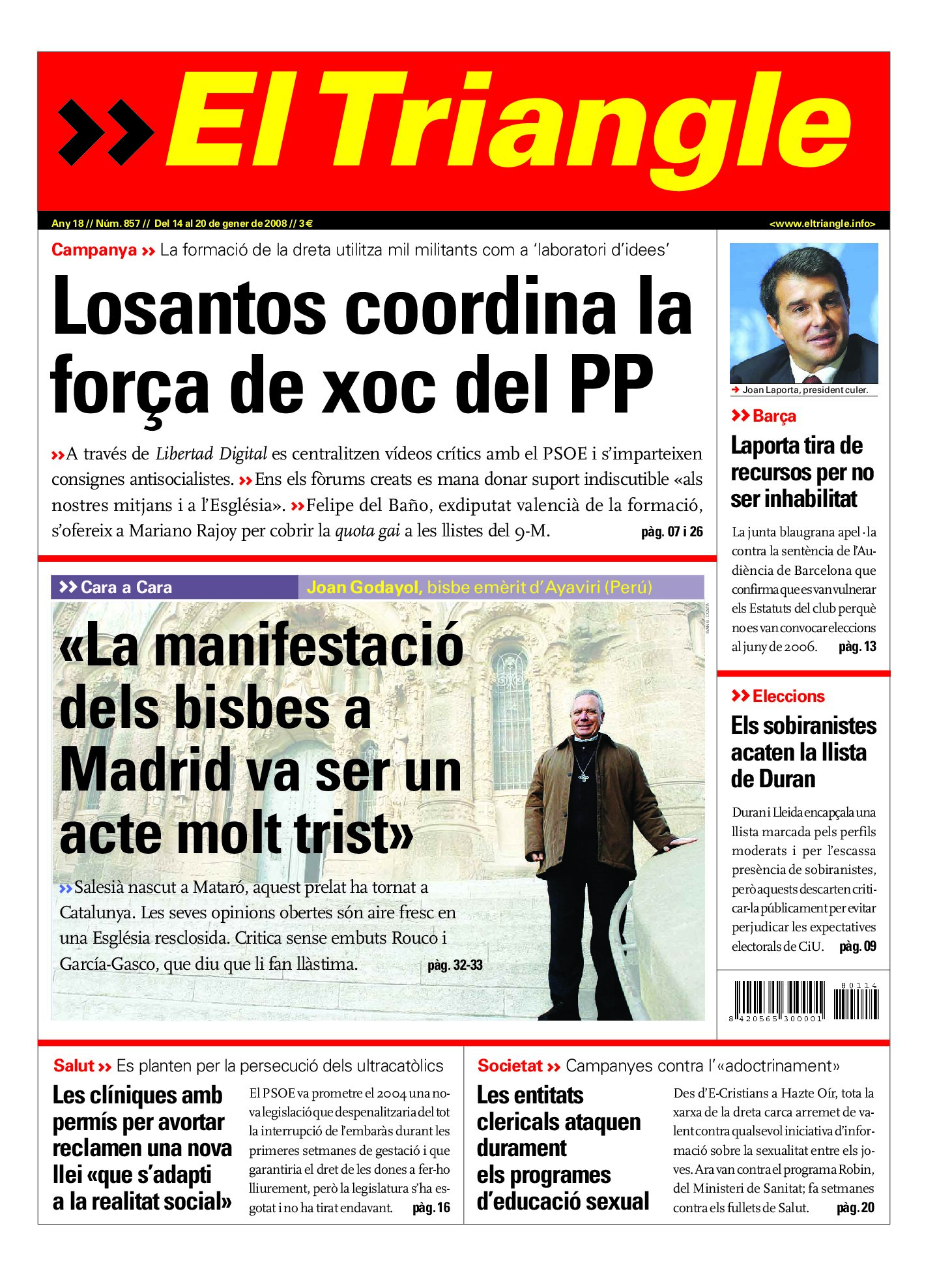Losantos coordina la força de xoc del PP