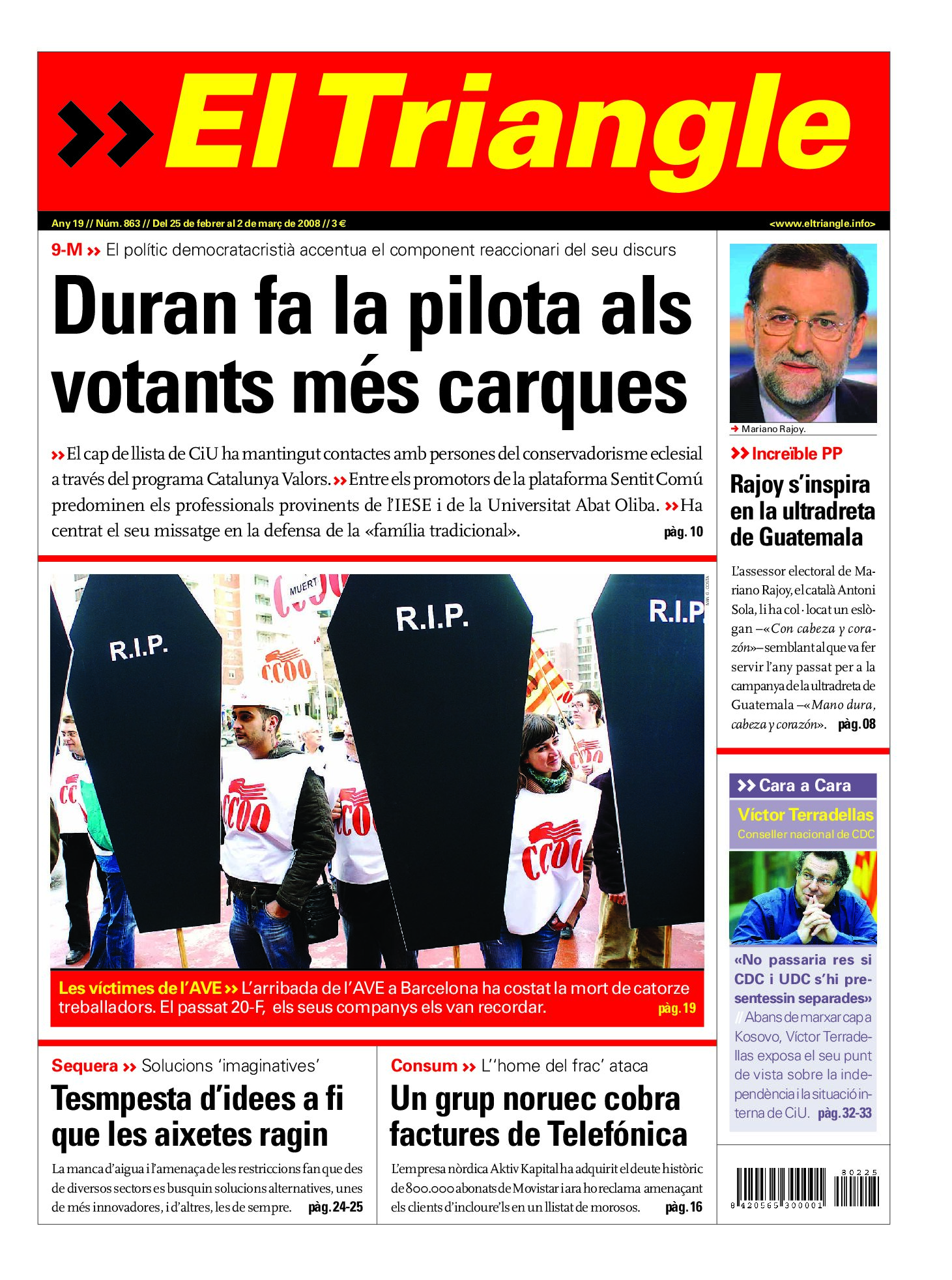 Duran fa la pilota als votants més carques