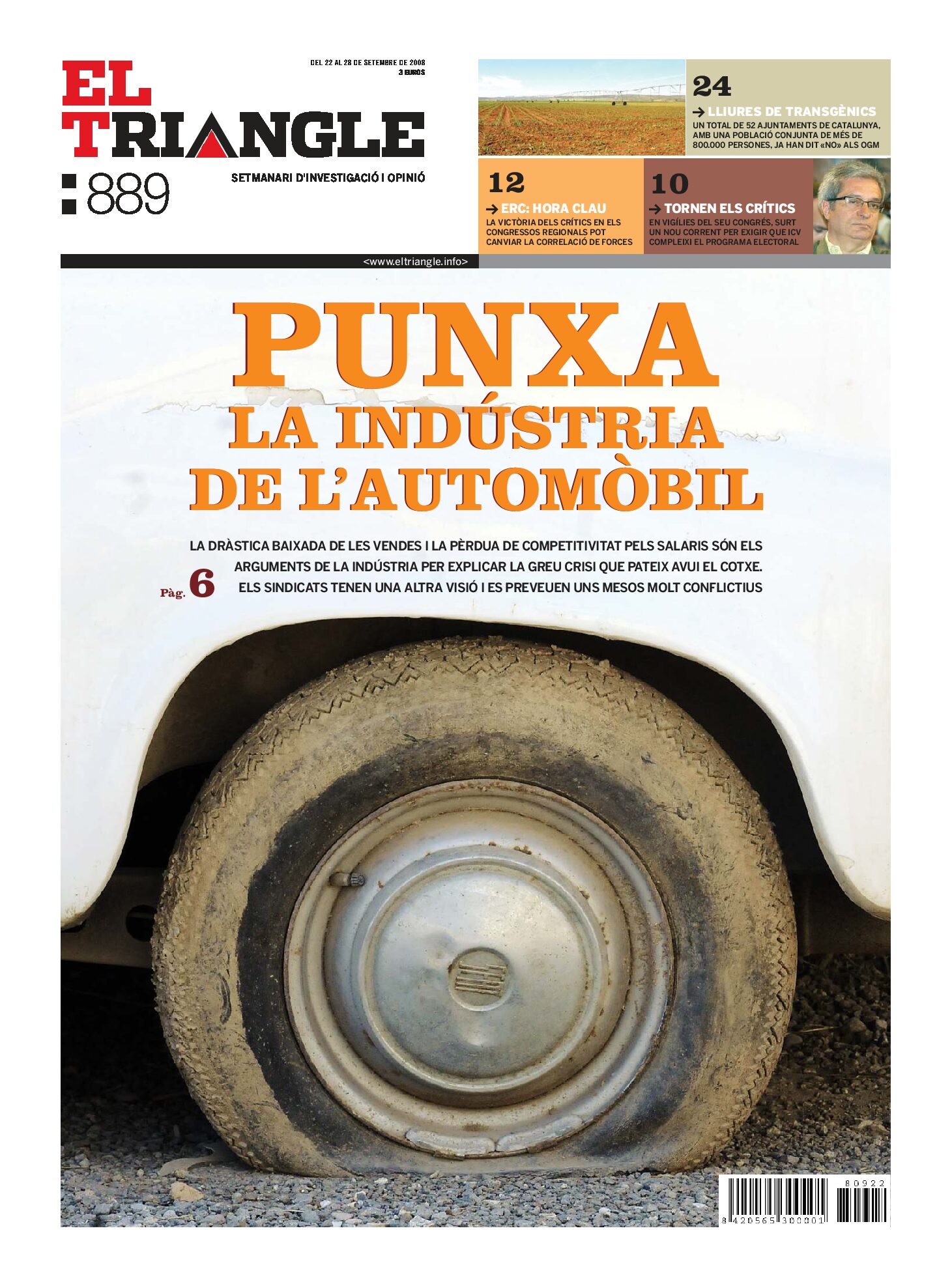 Punxa la indústria de l'automòbil