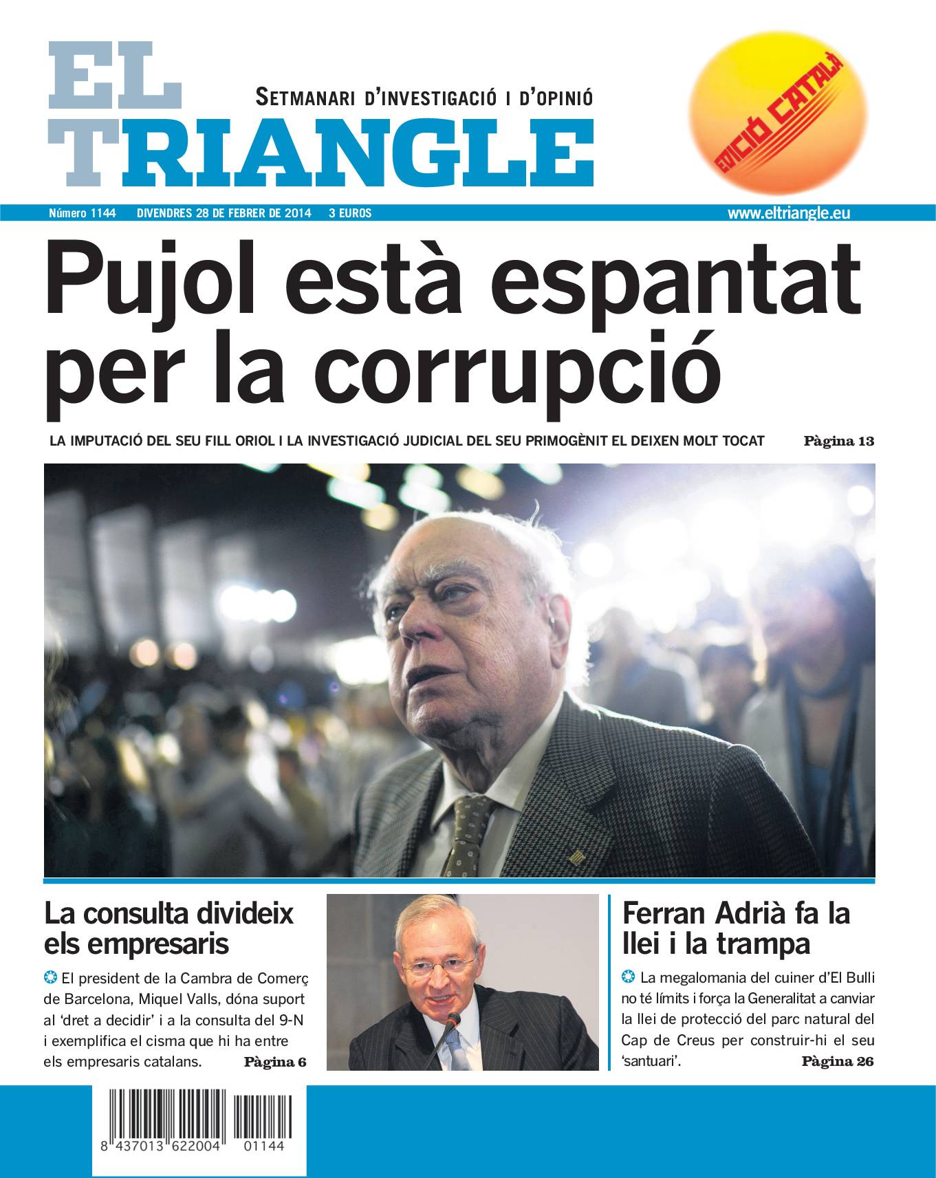 Pujol està espantat per la corrupció