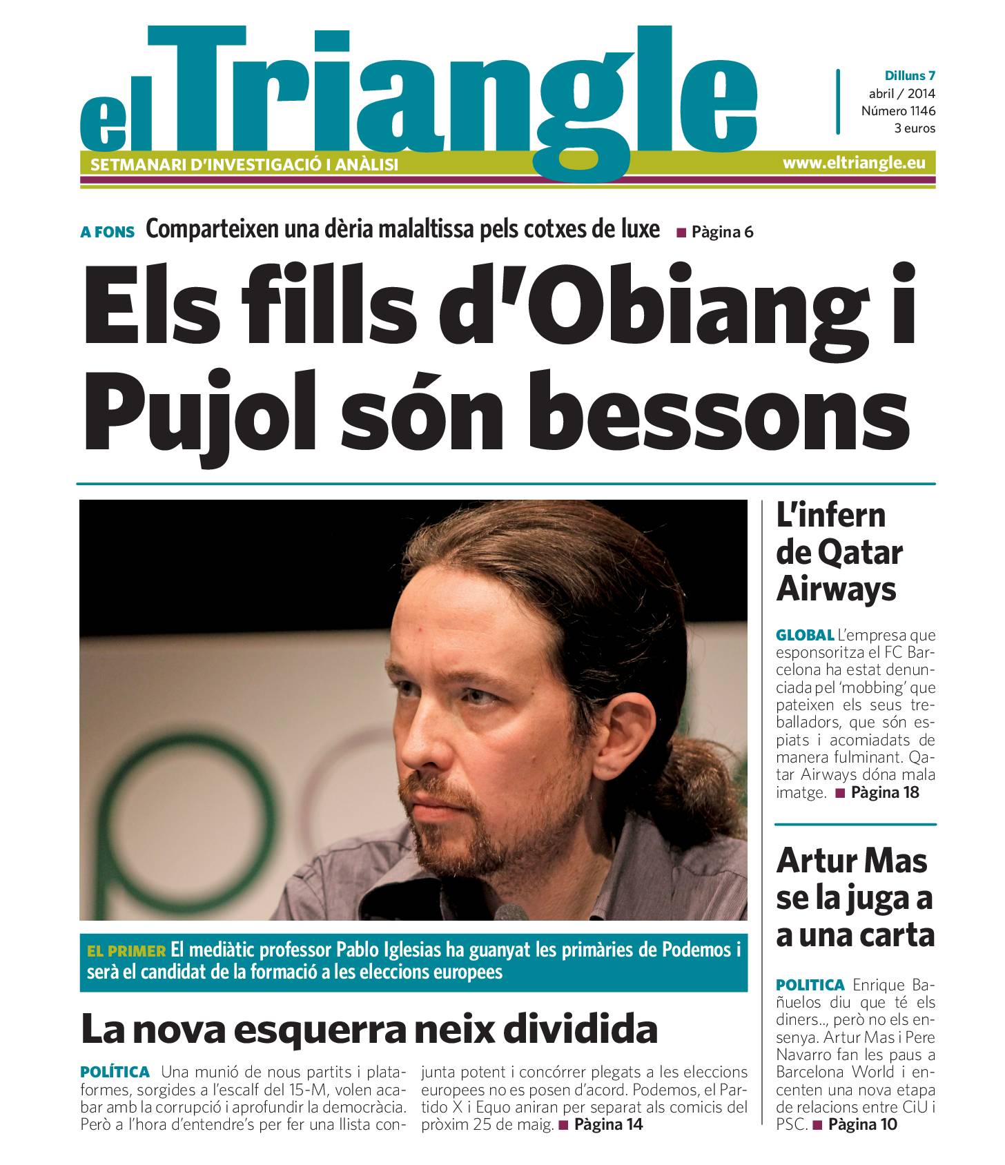 Els fills d'Obiang i Pujol són bessons