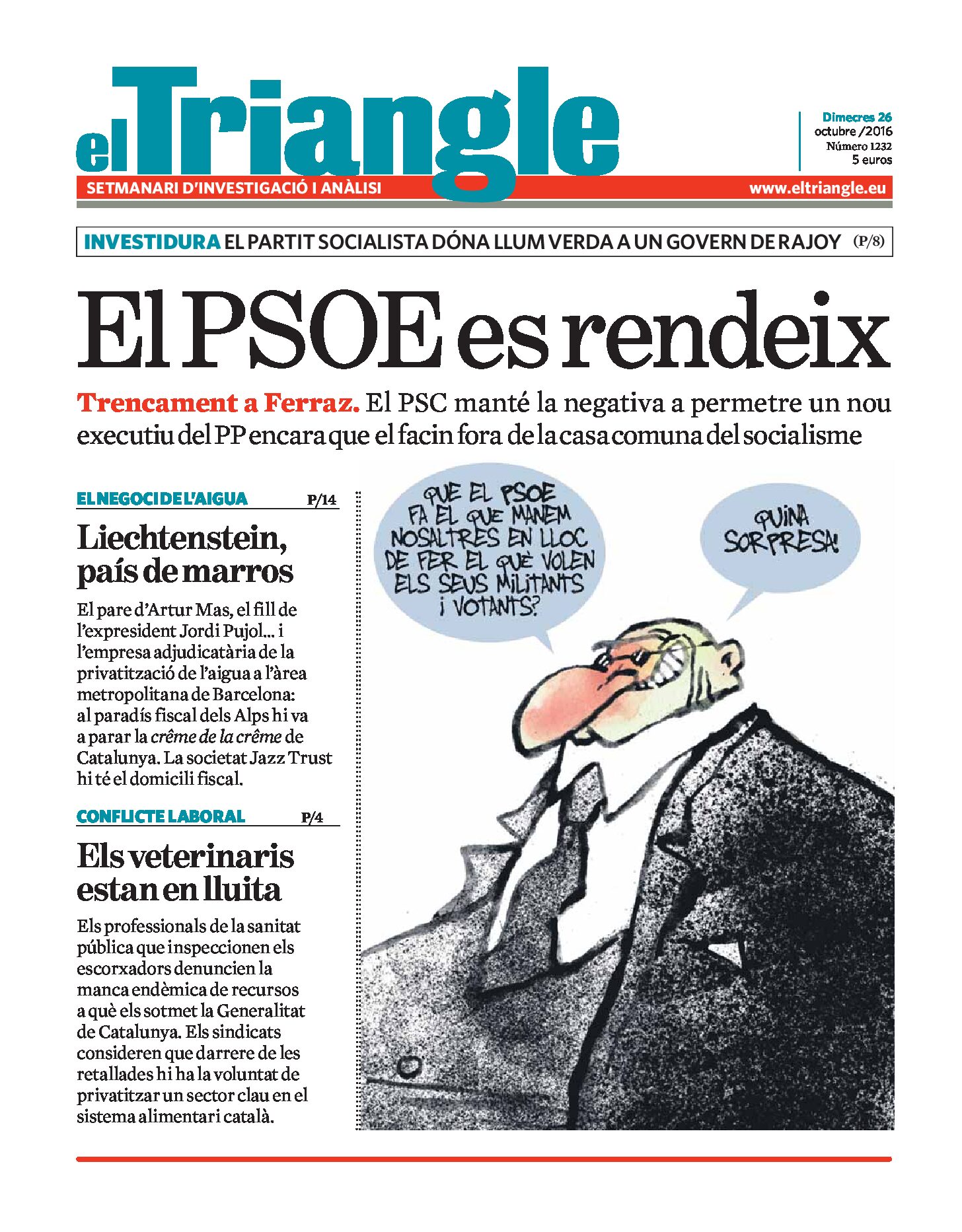 El PSOE es rendeix