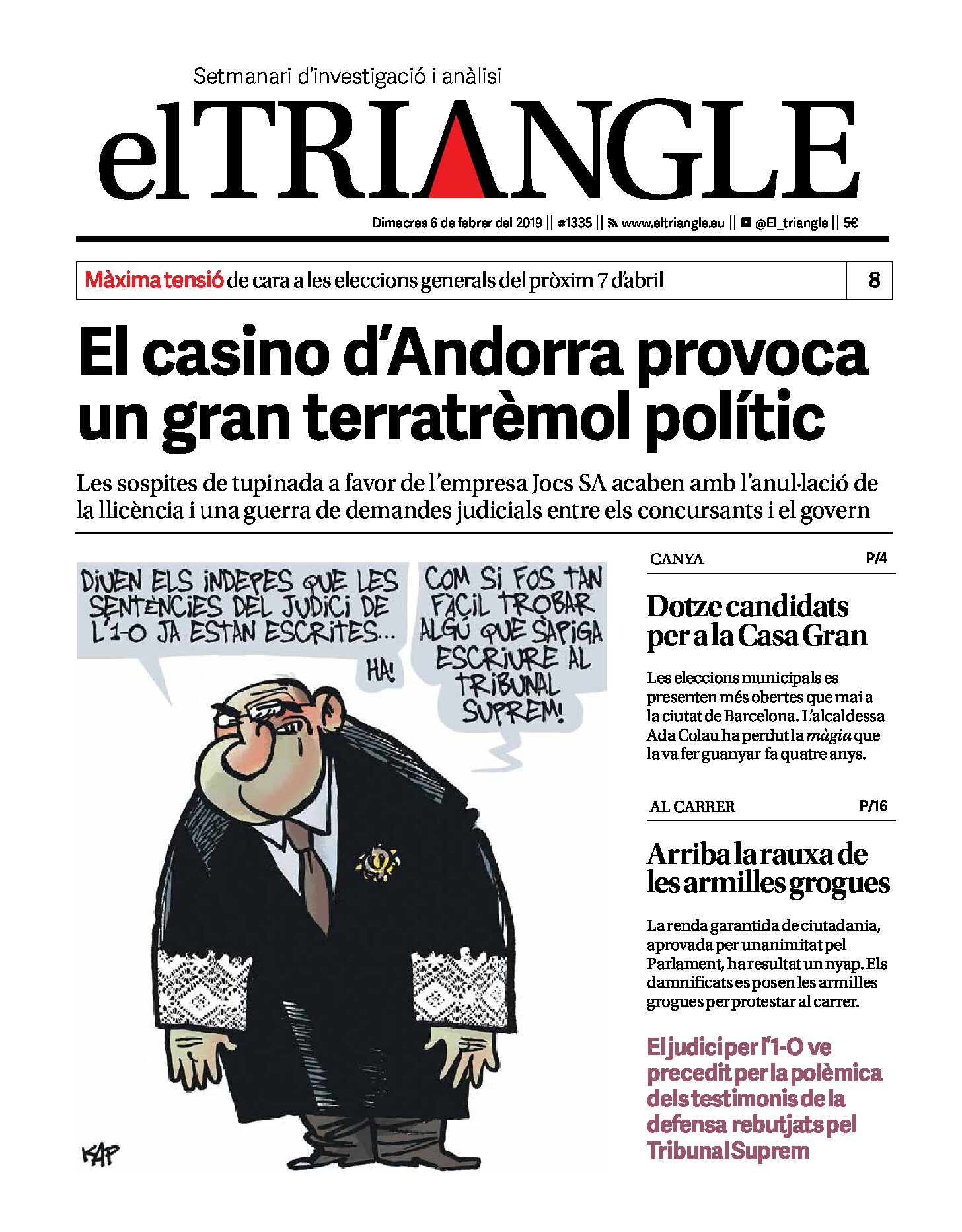 El casino d'Andorra provoca un gran terratrèmol polític
