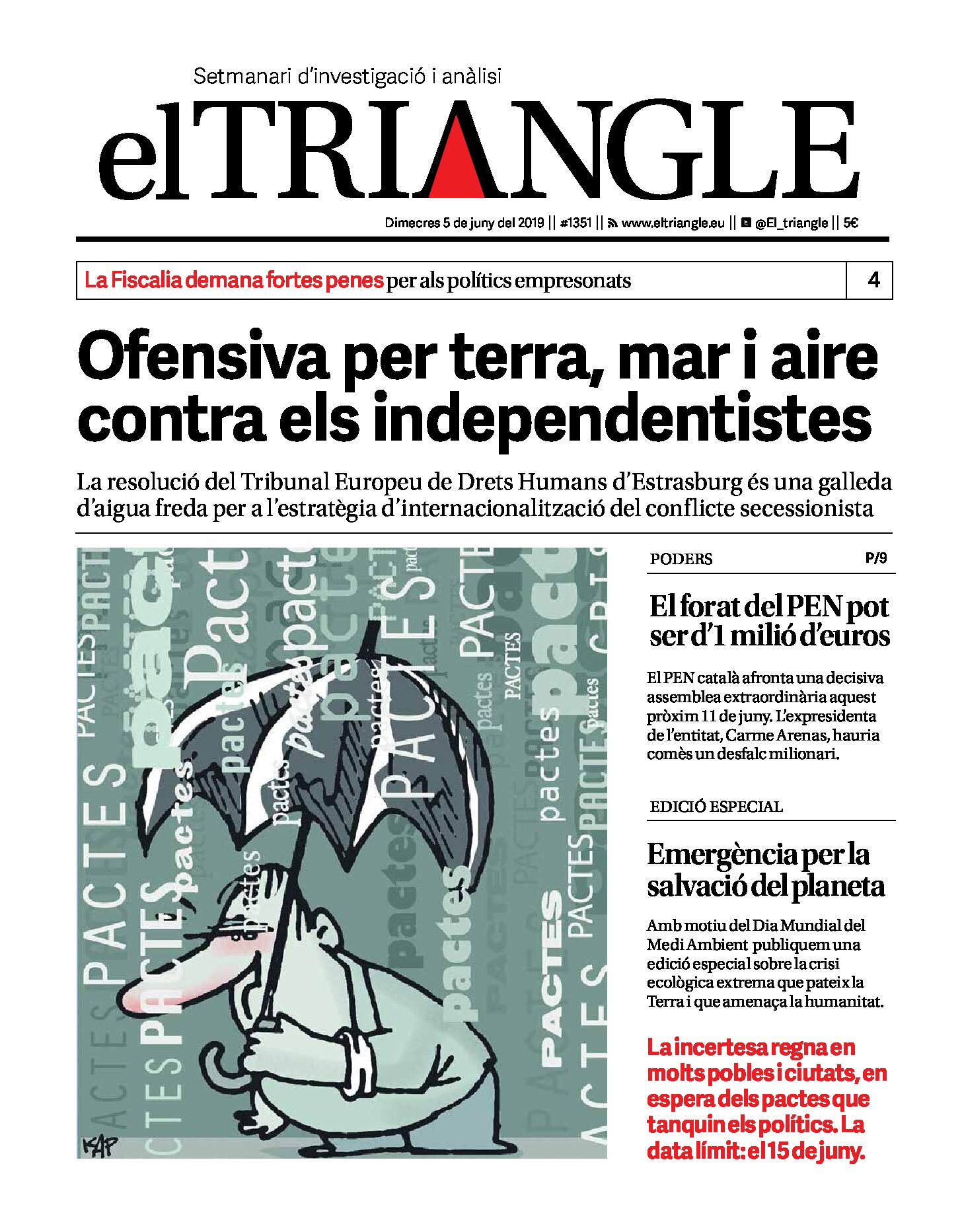 Ofensiva per terra, mar i aire contra els independentistes