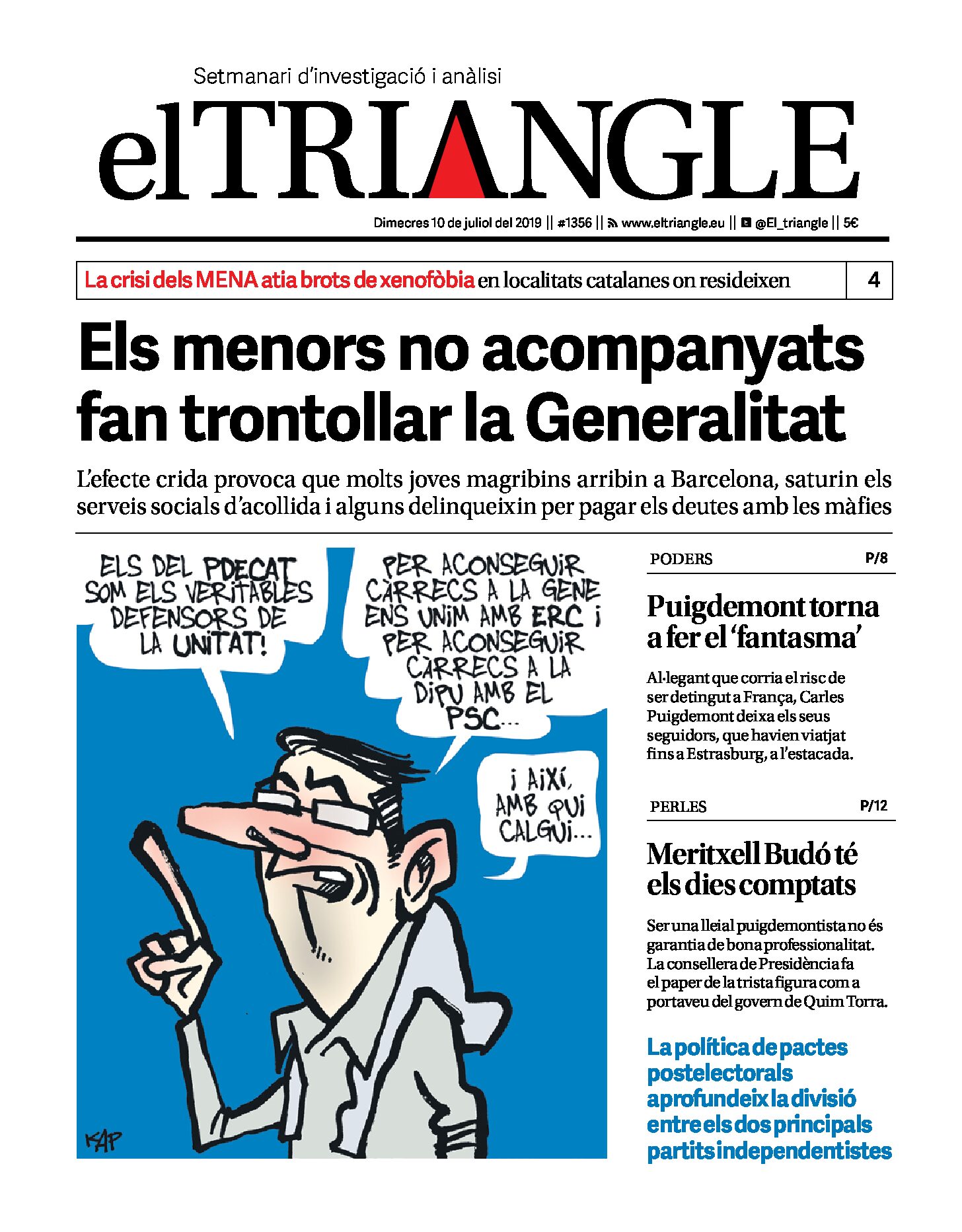 Els menors no acompanyats fan trontollar la Generalitat