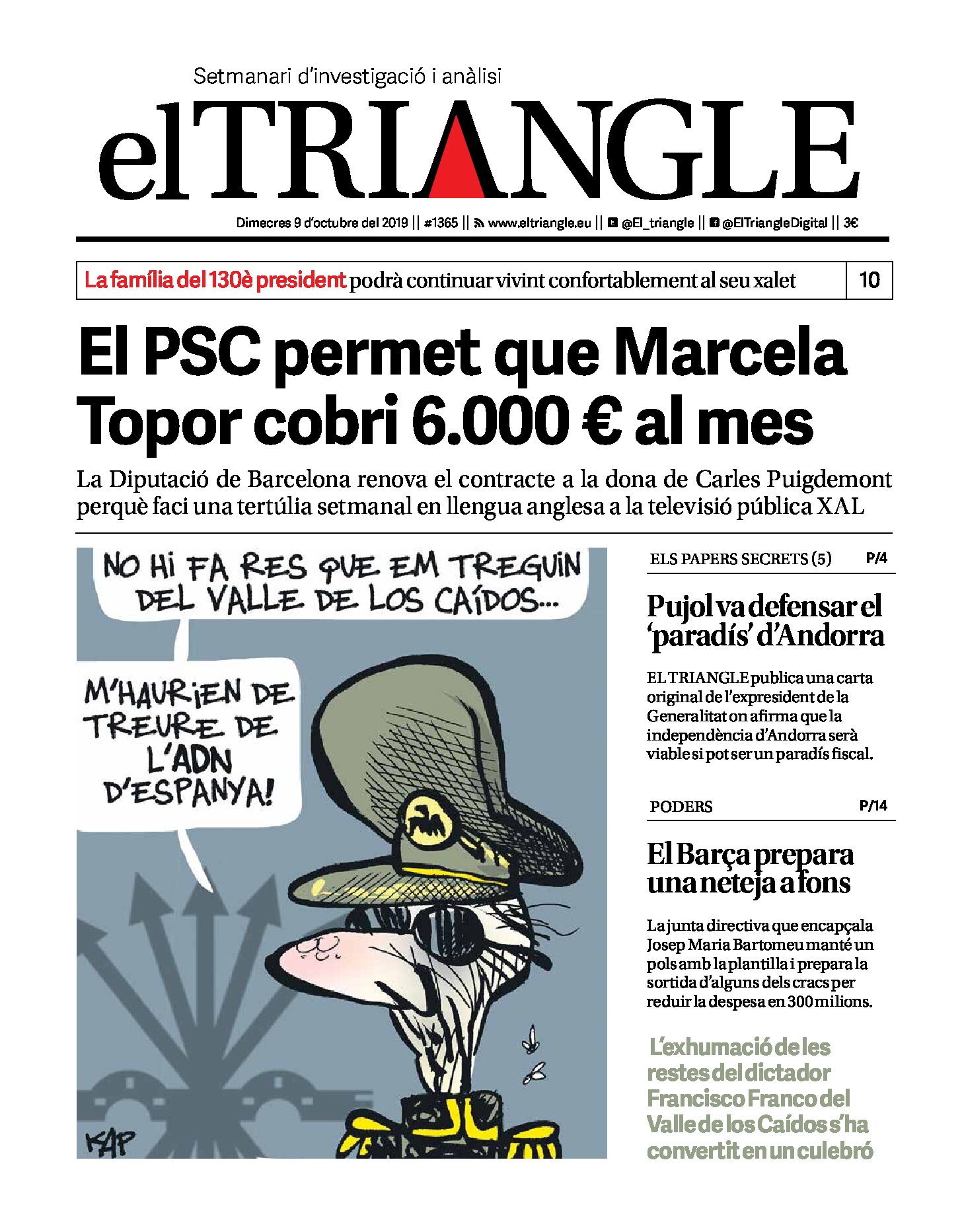 El PSC permet que Marcela Topor cobri 6.000€ al mes