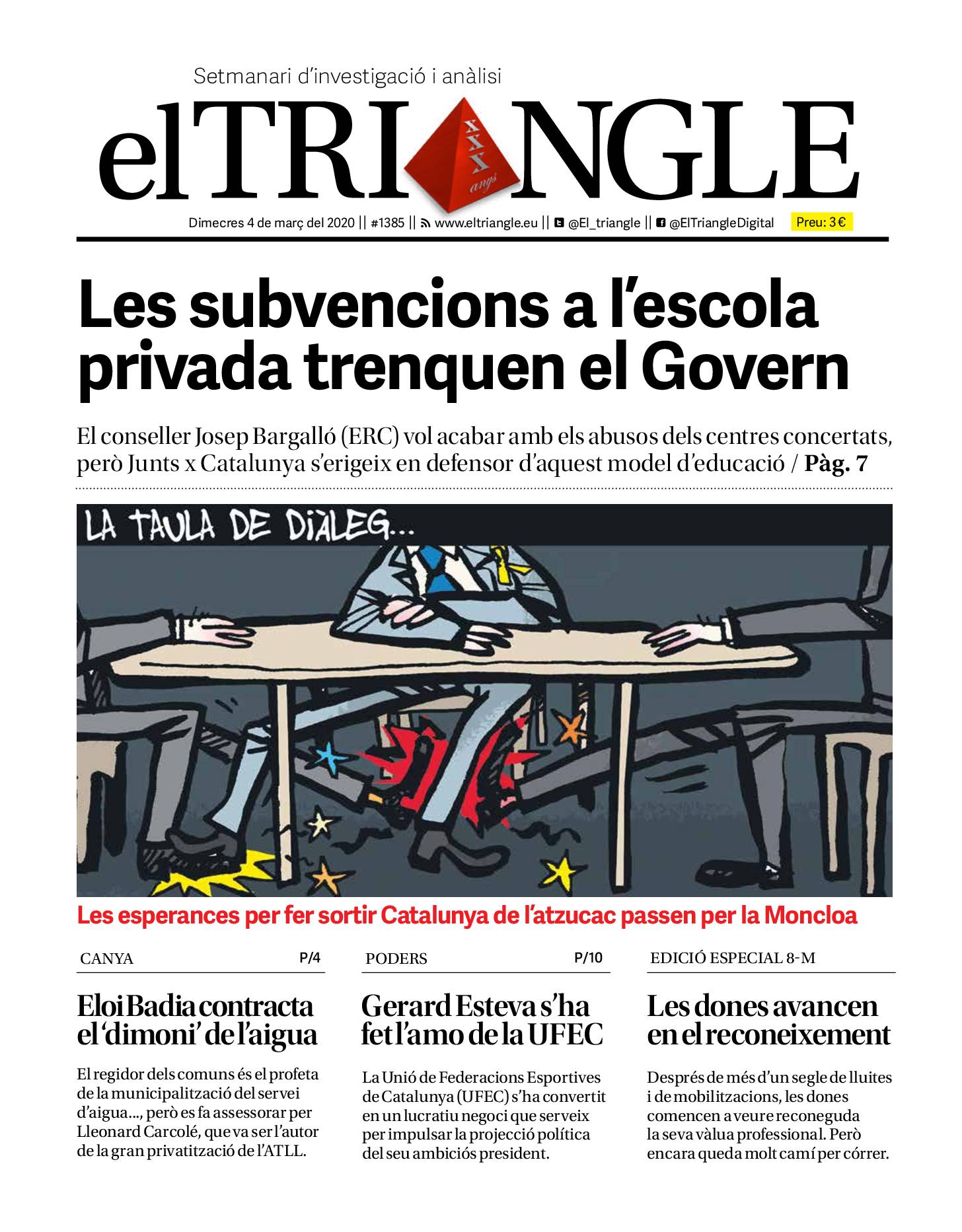 Les subvencions a l'escola privada trenquin el Govern