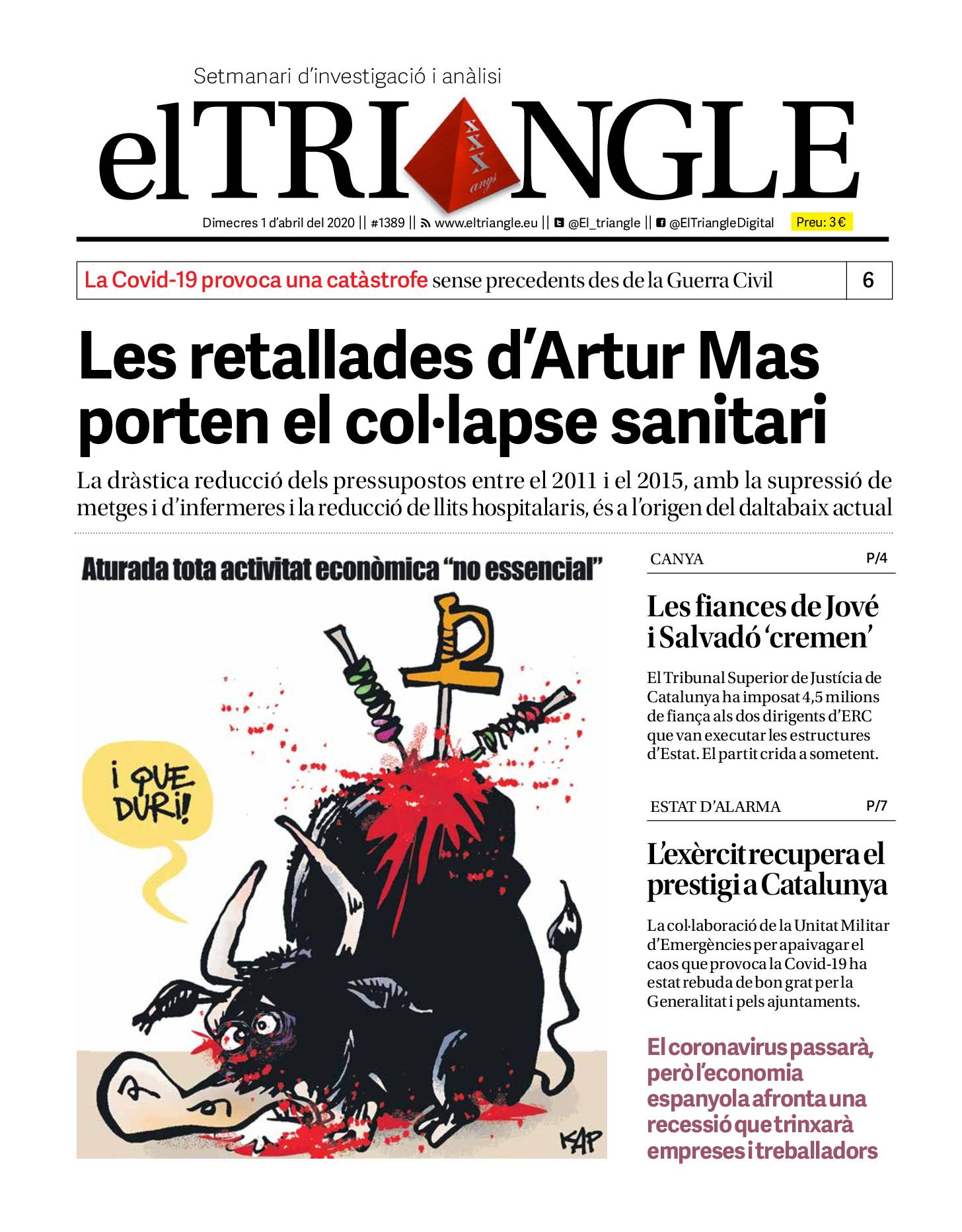 Les retallades d'Artur Mas portin el col·lapse sanitari