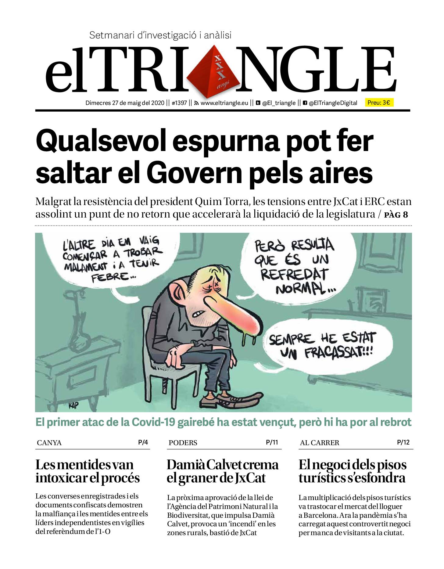 Qualsevol espurna pot fer saltar el Govern pels aires