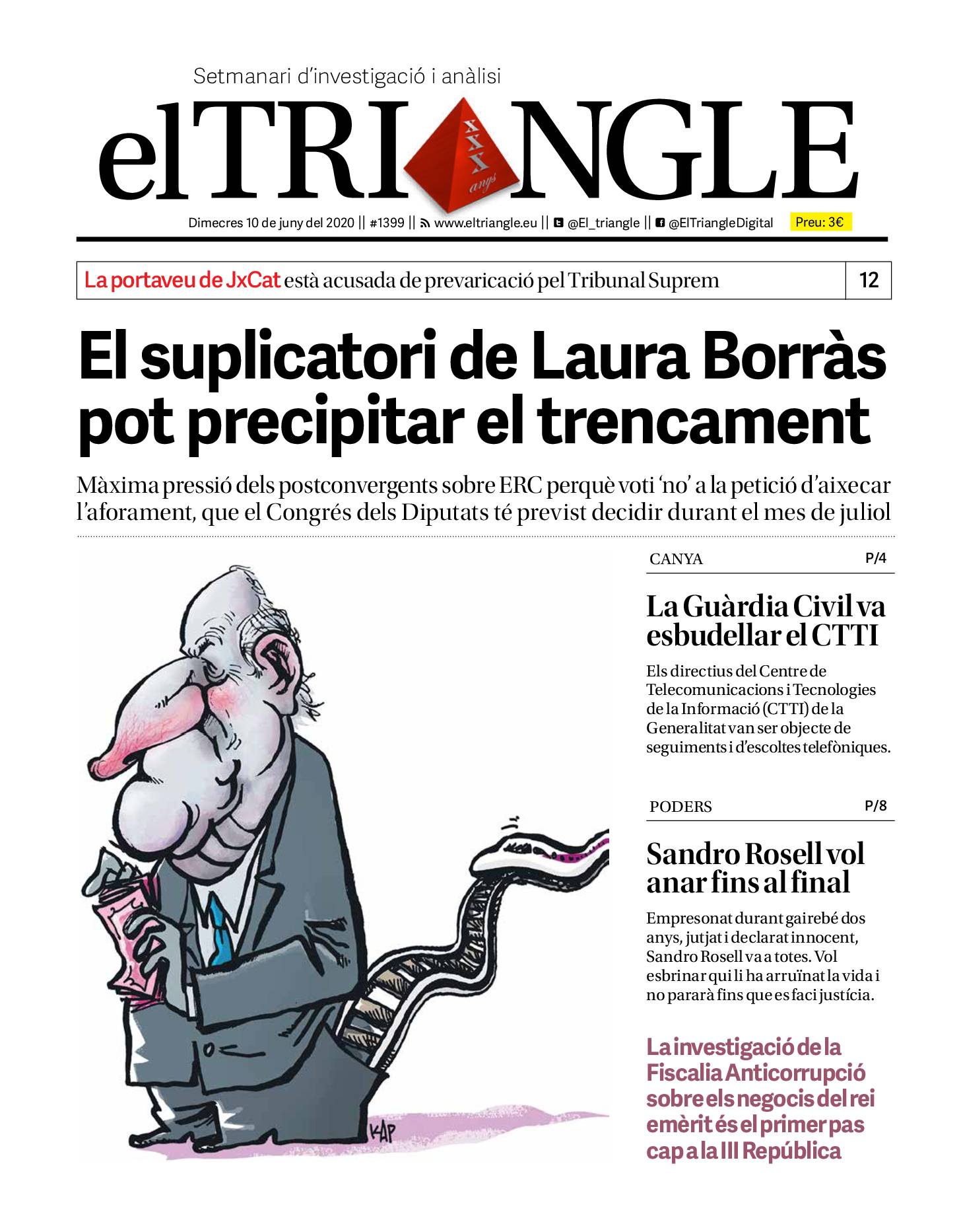 El suplicatori de Laura Borràs pot precipitar el trencament