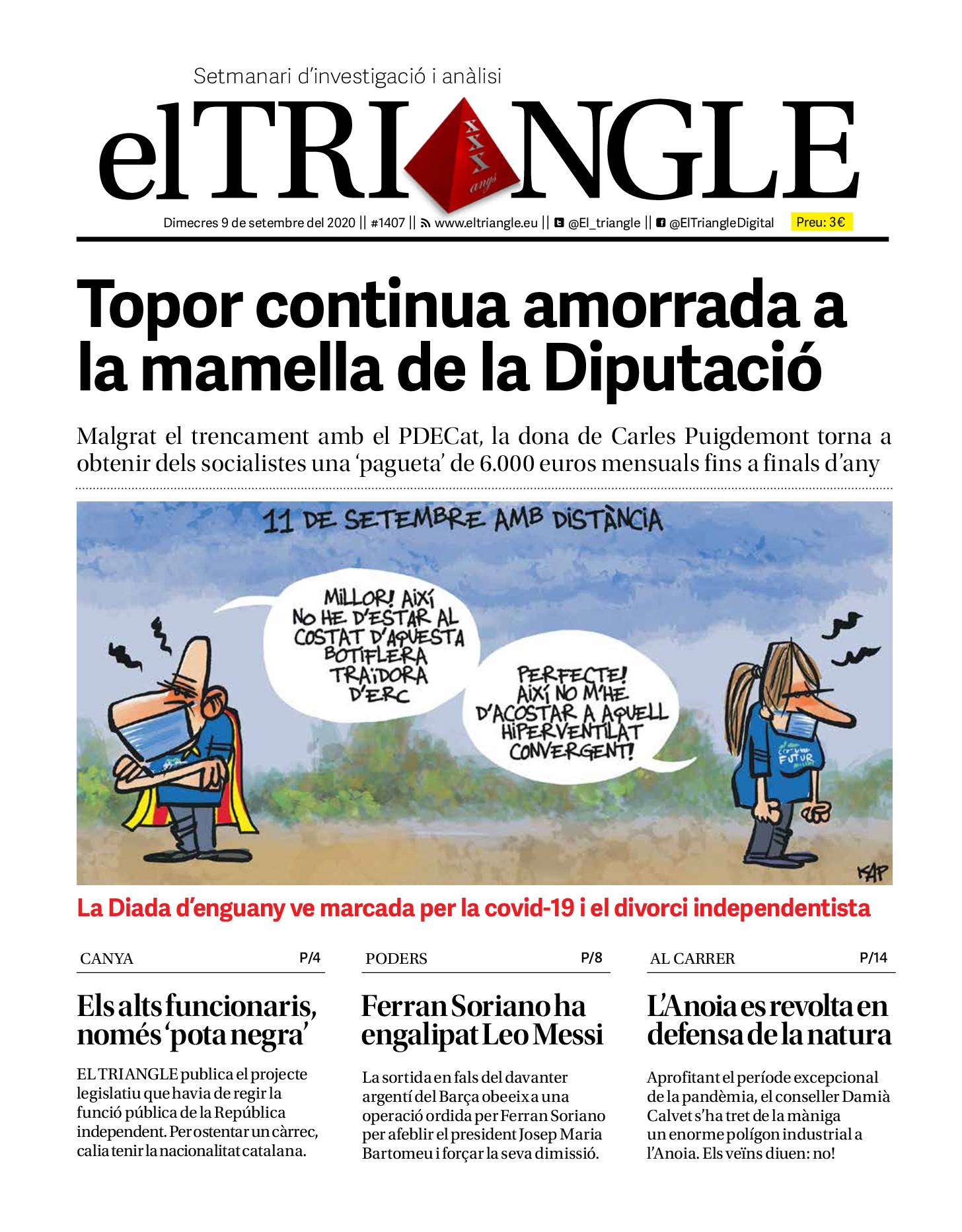 Topor continua amorrada a la mama de la Diputació