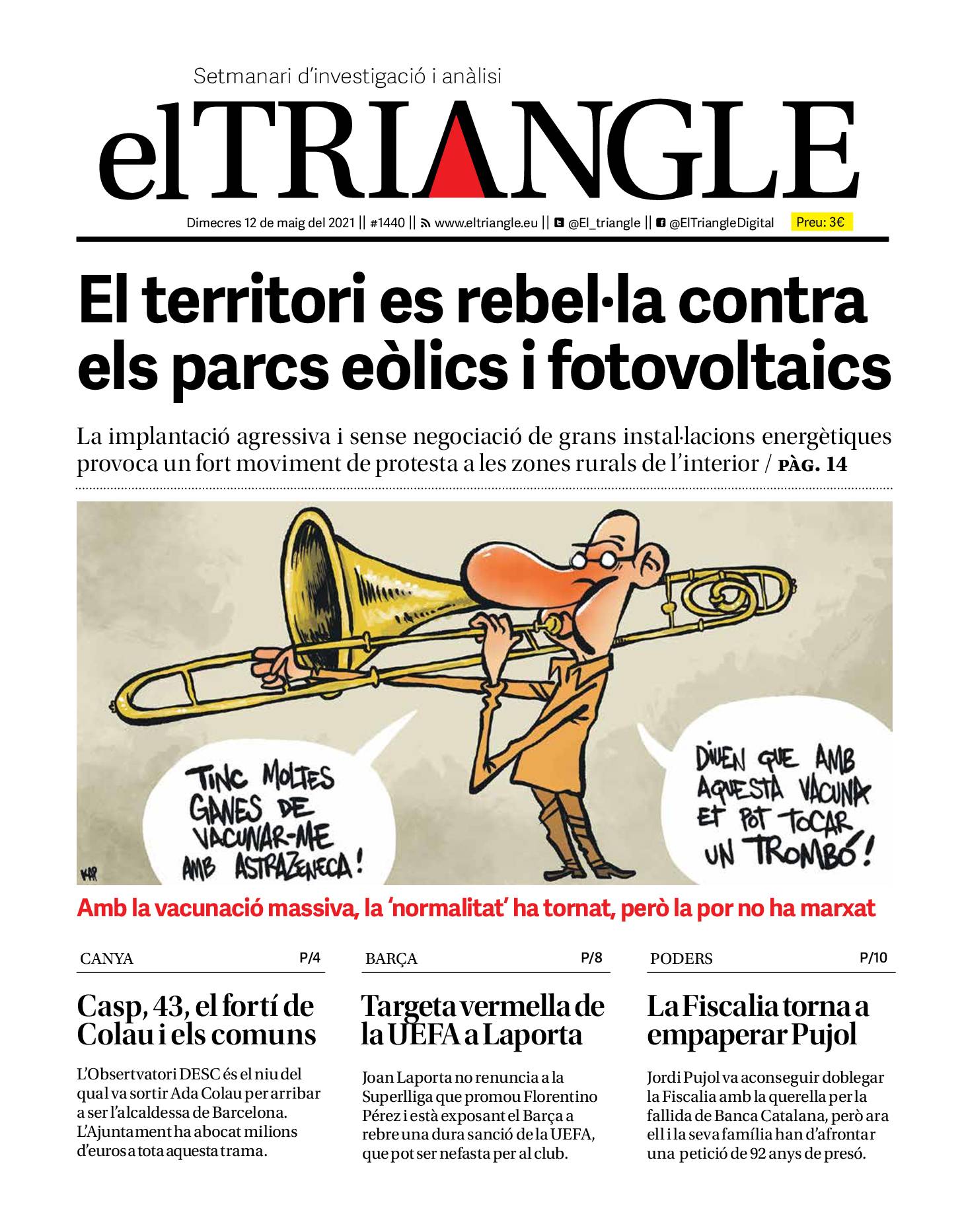 El territori es rebel·la contra els parcs eòlics i fotovoltaics