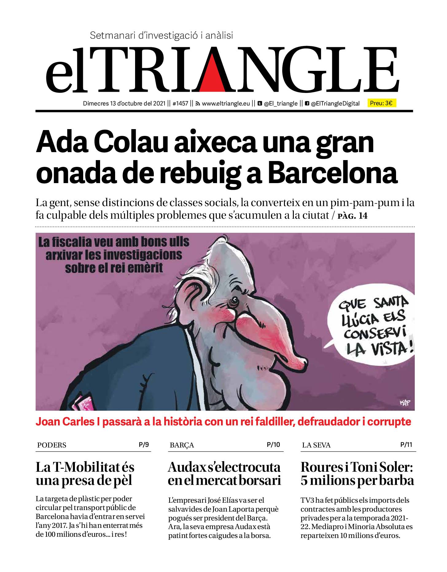 Ada Colau aixeca una gran onada de rebuig