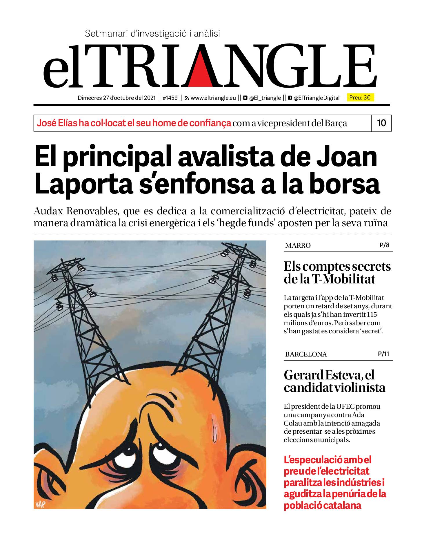El principal avalista de Joan Laporta s'enfonsa a la borsa