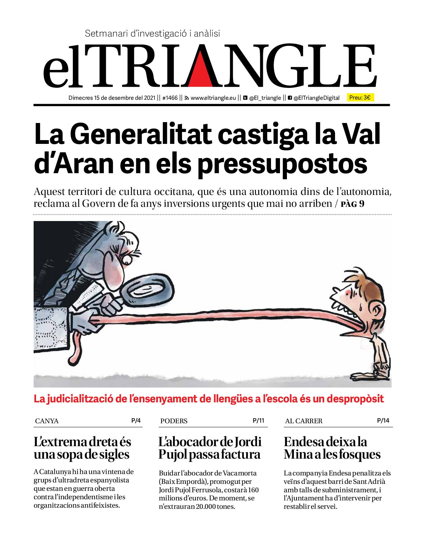 La Generalitat castiga la Val d'Aran en els pressupostos
