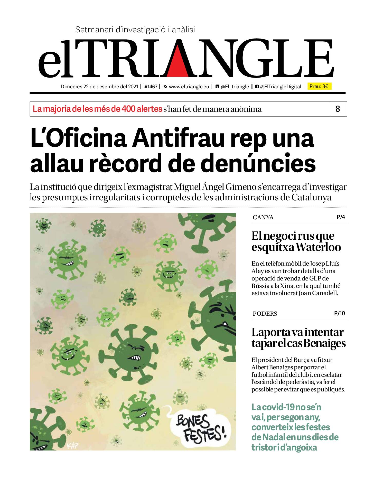 L'Oficina Antifrau rep una allau rècord de denúncies