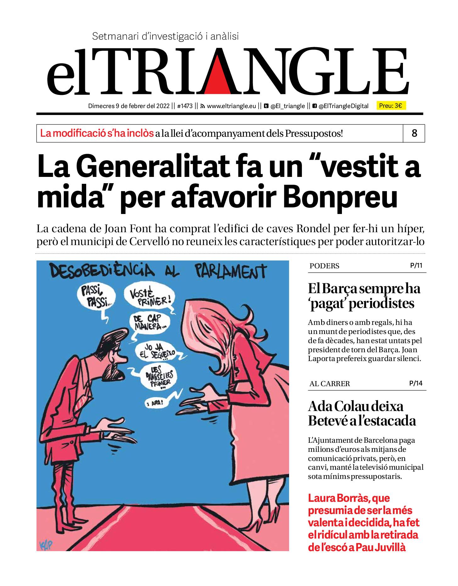 La Generalitat fa un "vestit a mida" per afavorir Bonpreu