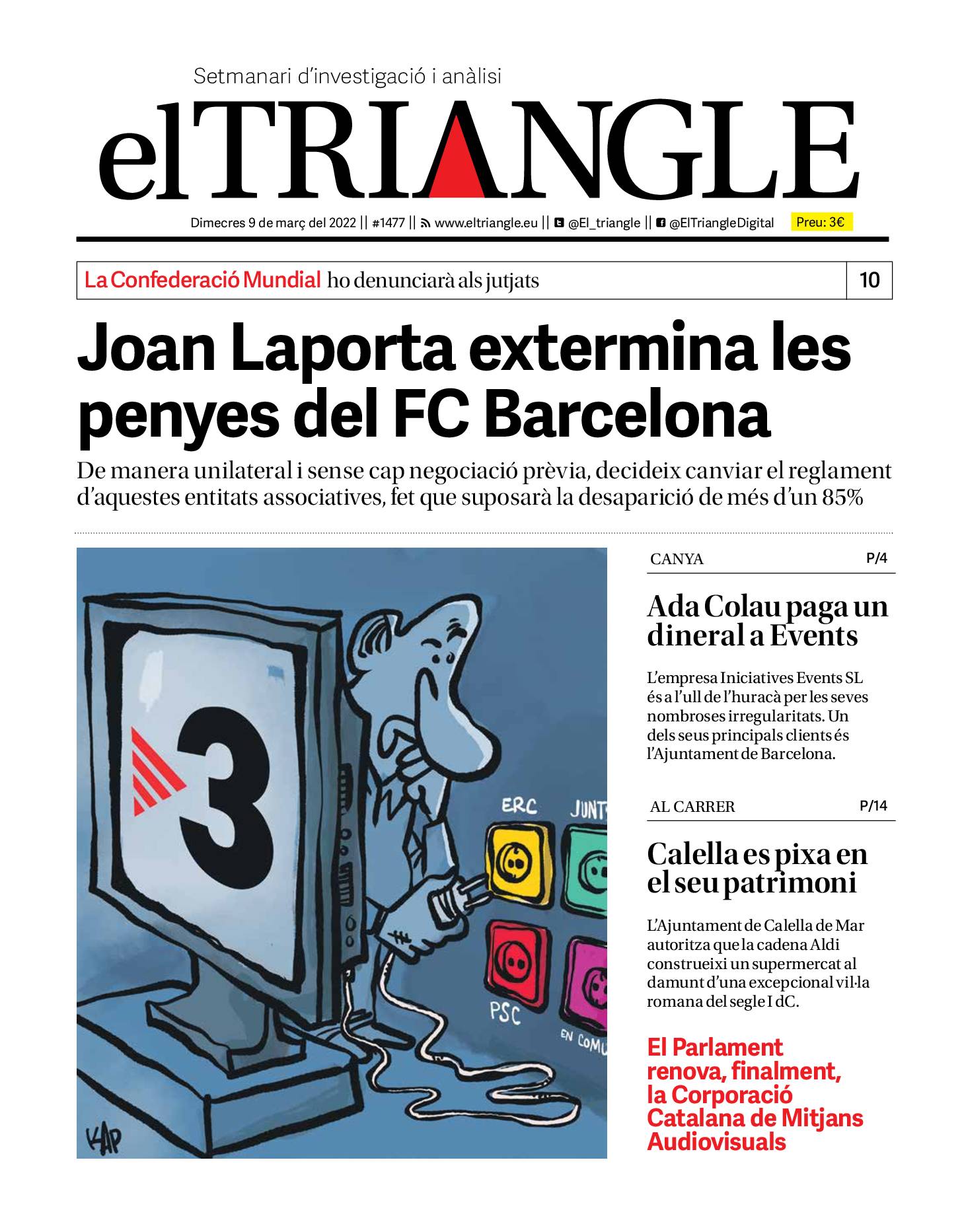 Joan Laporta extermina les penyes del FC Barcelona