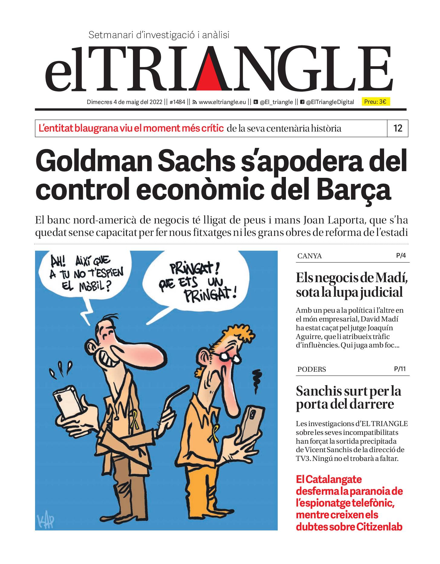 Goldman Sachs s'apodera del control econòmic del Barça