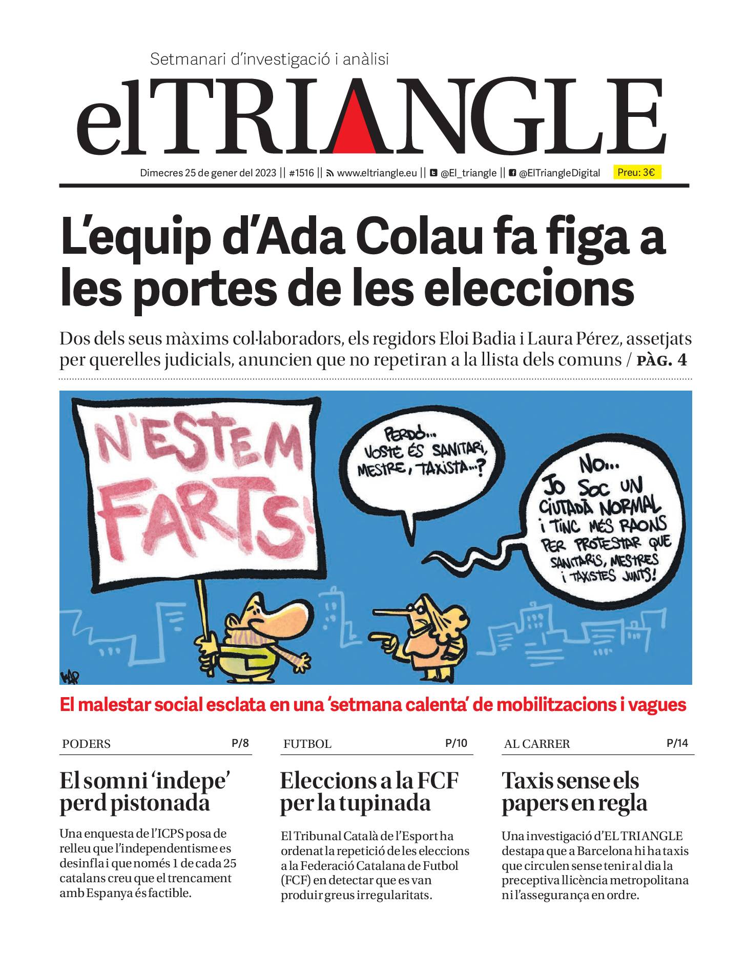 L'equip d'Ada Colau fa figa a les portes de les eleccions