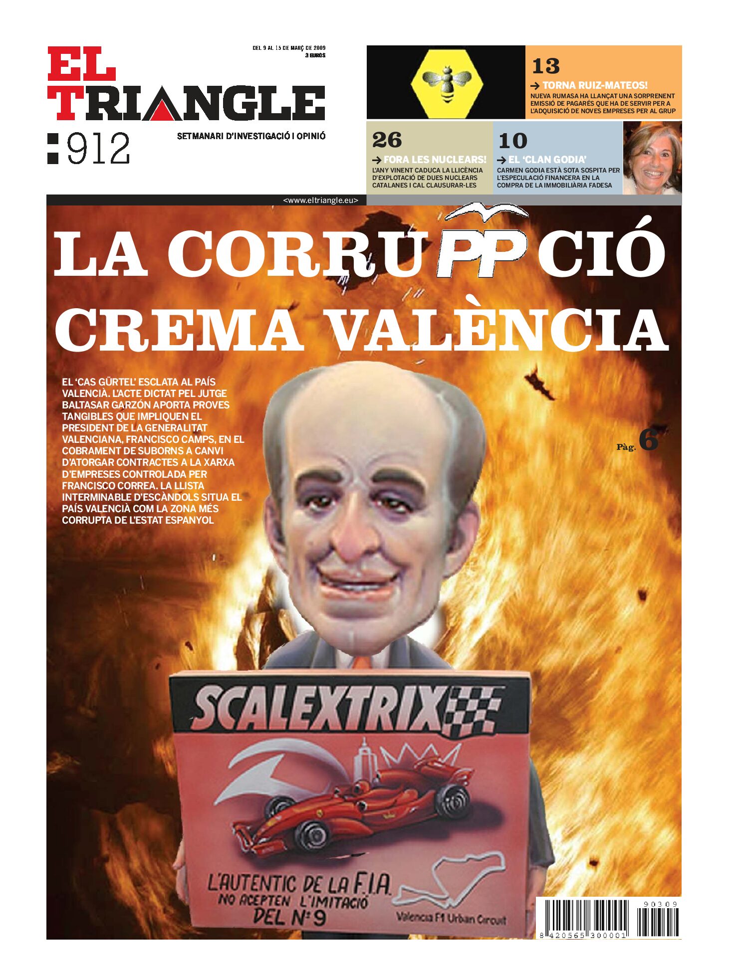 La corruPPció crema València