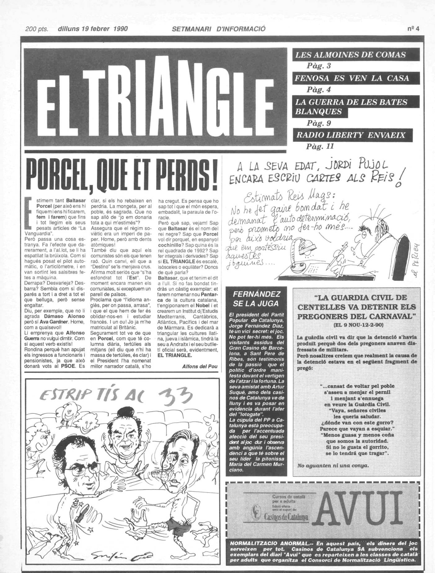 Porcel, que et perds!