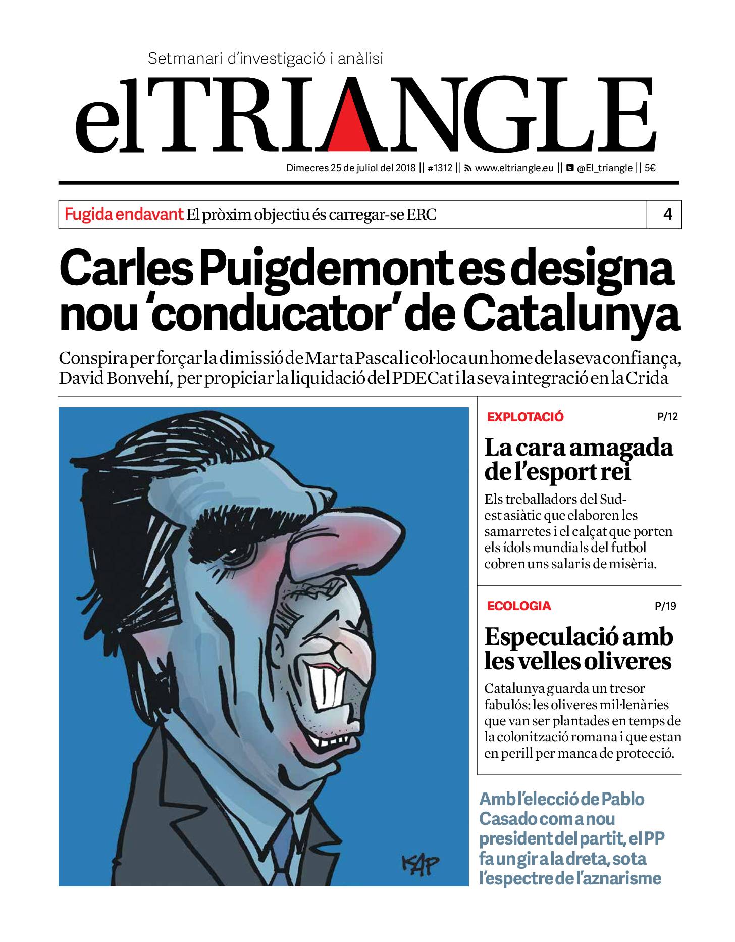 Carles Puigdemont es designa nou 'condenator' de Catalunya
