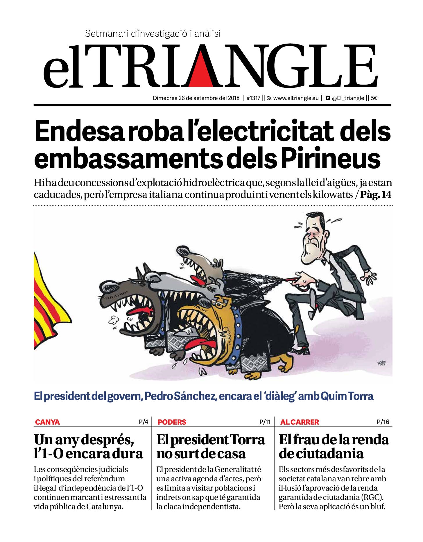 Endesa roba l'electricitat dels embassaments dels Pirineus