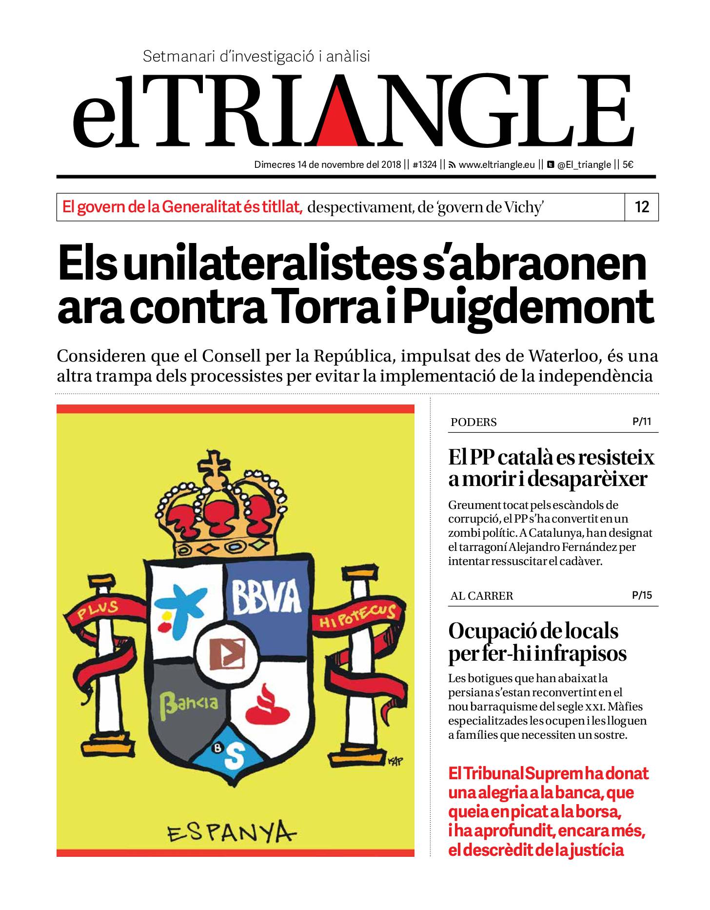Els unilateralistes s'abraonen ara contra Torra i Puigdemont